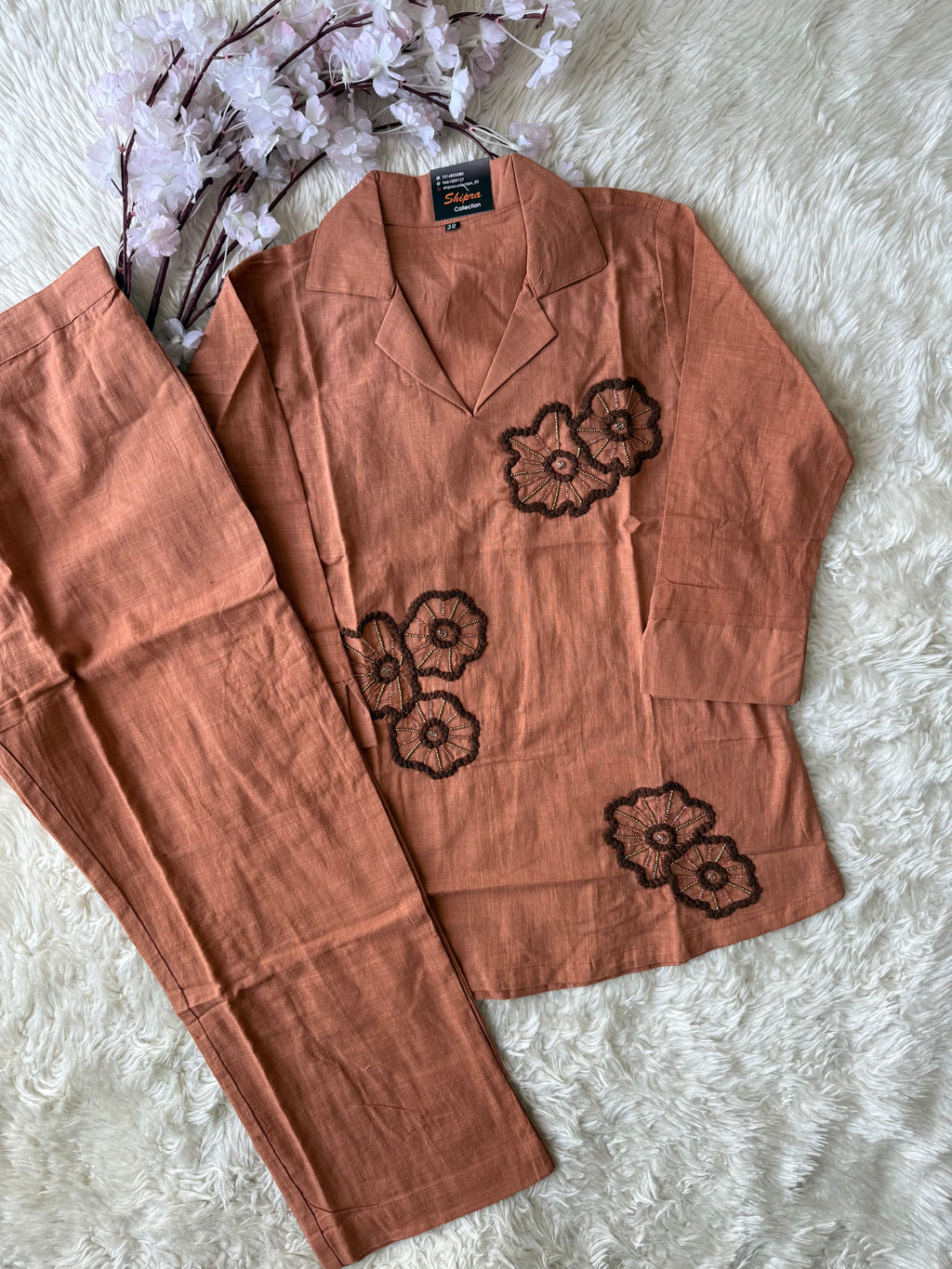 Slub Cotton Co-ord Set