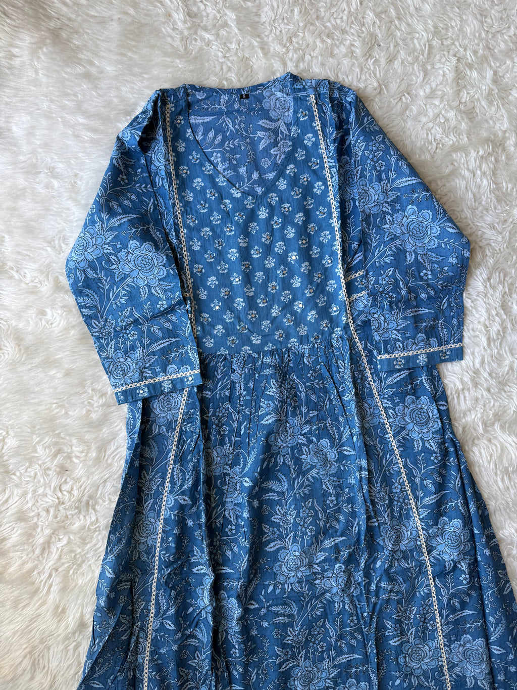 Pure Cotton Kurti Pant Dupatta Set