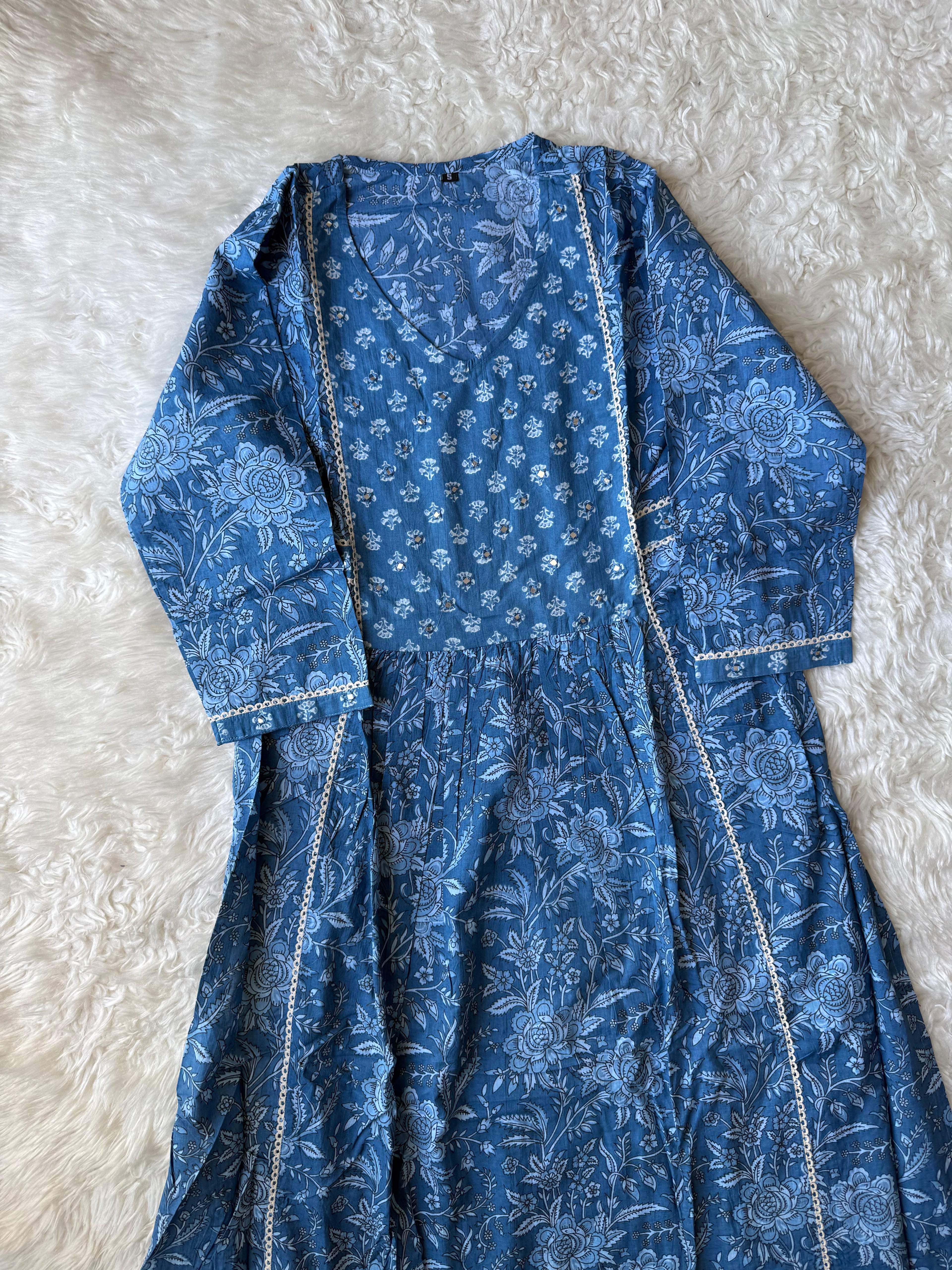 Pure Cotton Kurti Pant Dupatta Set