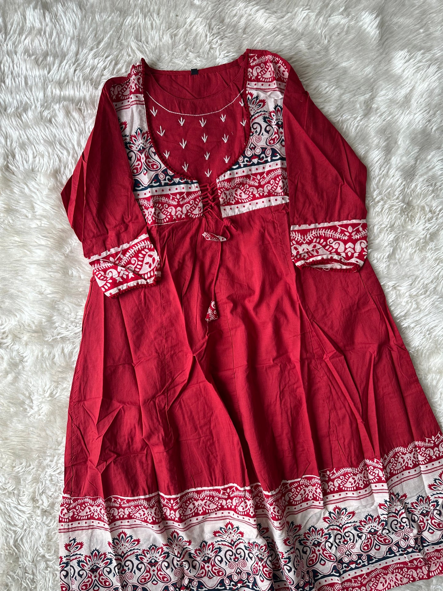 Cotton Kurti Pant Set