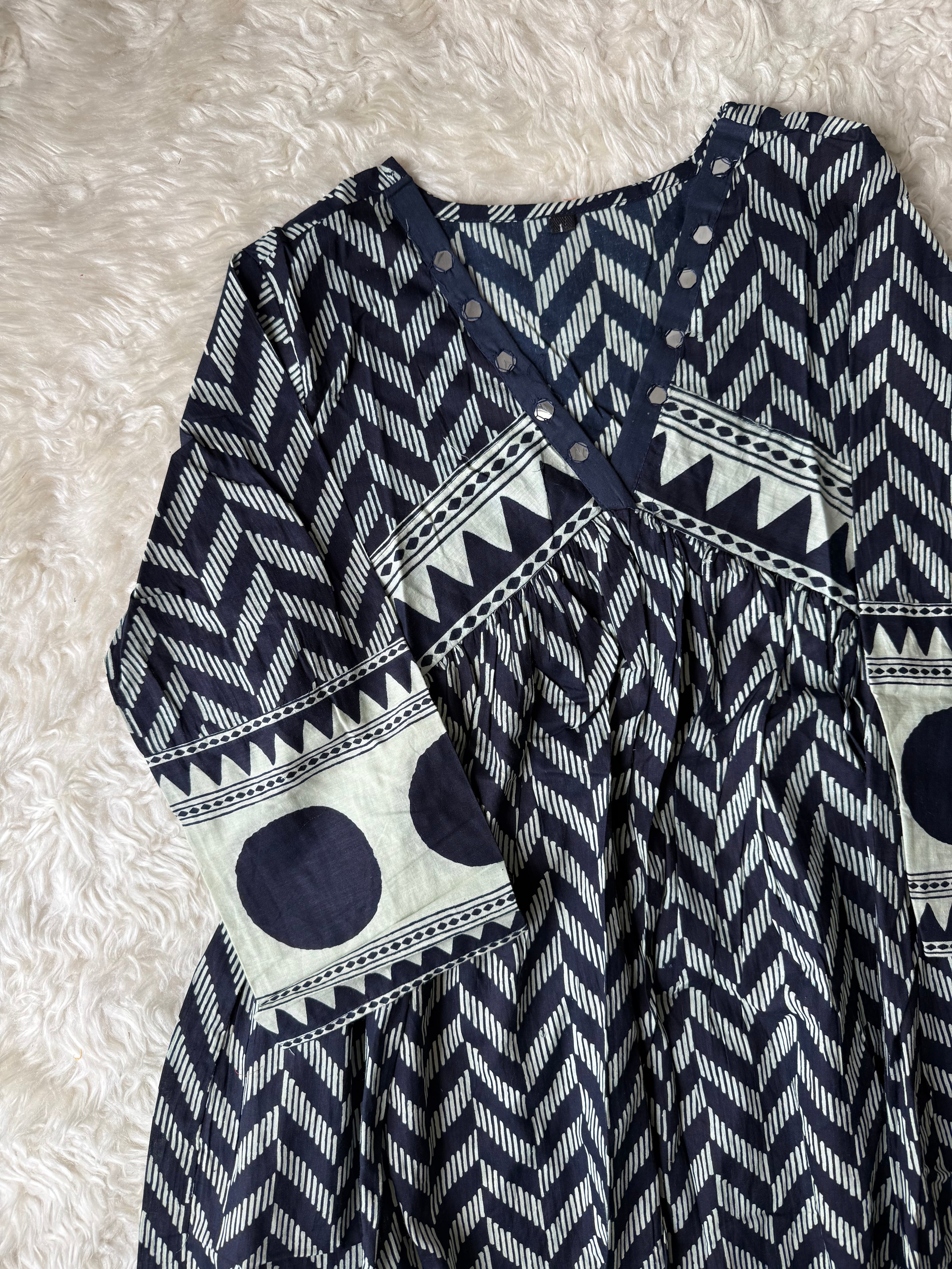 Cotton FLARE Kurti Pant Set