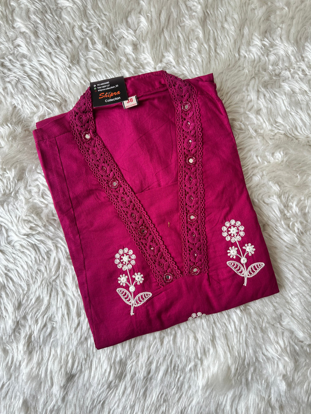Premium Cotton Kurti Pant Dupatta Set