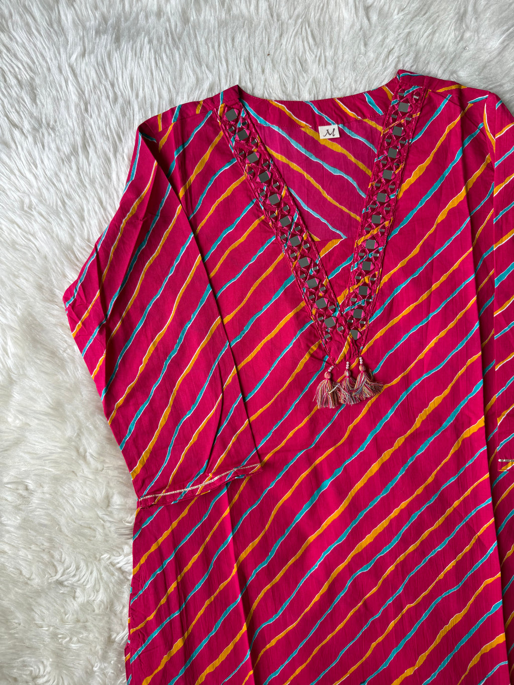 Premium Cotton Lehariya Set