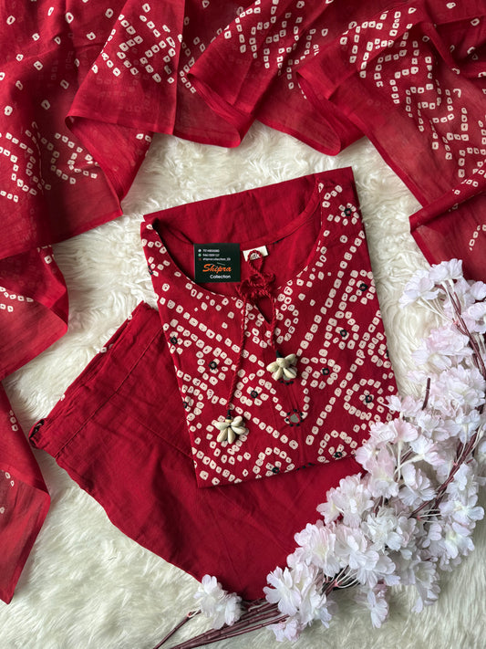 Premium Cotton Kurti Pant Cotton Set