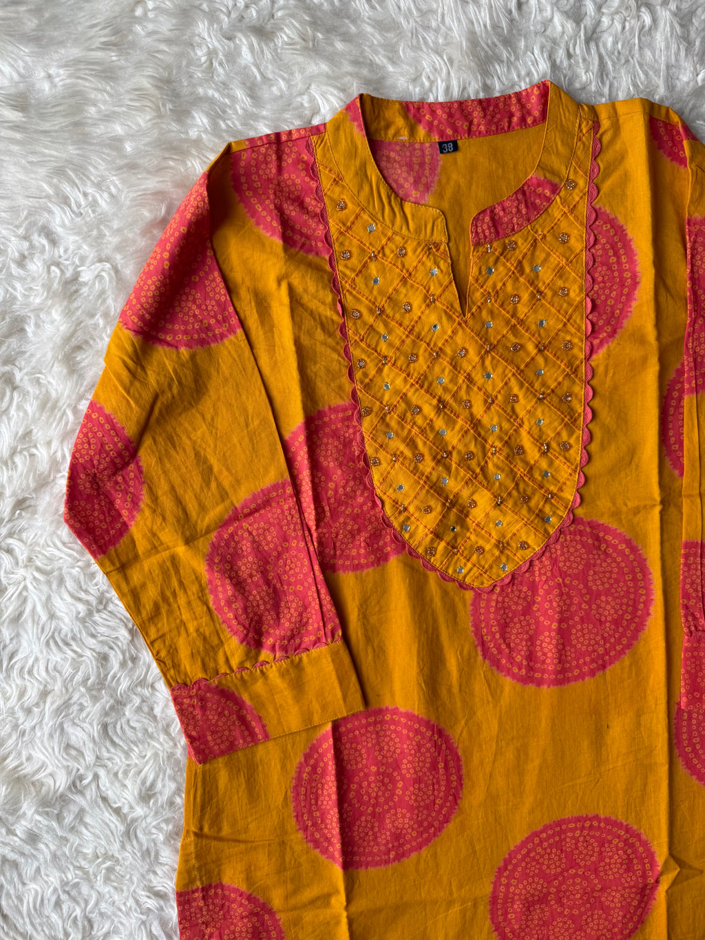 Premium Cotton Bandhani Set