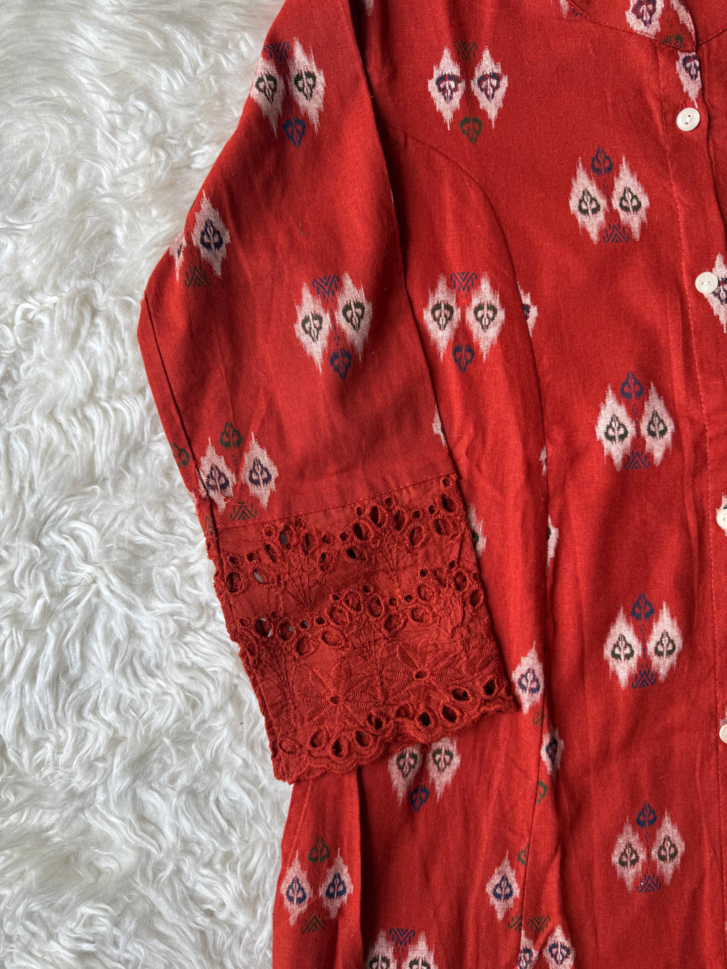 Khadi Cotton Aline kurti