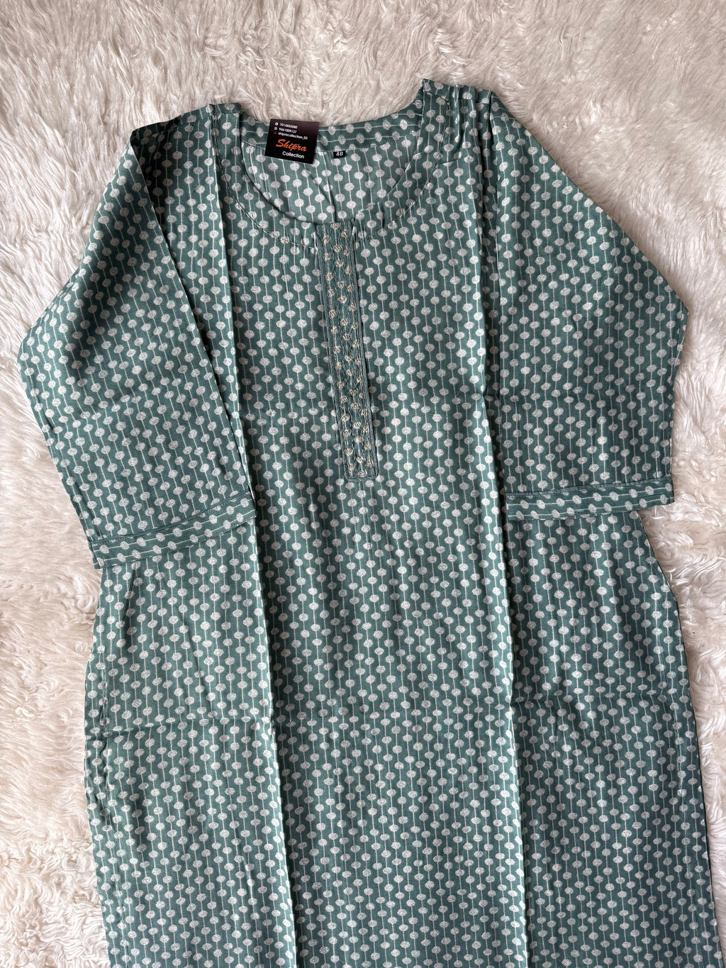 Pure Muslin Silk kurti