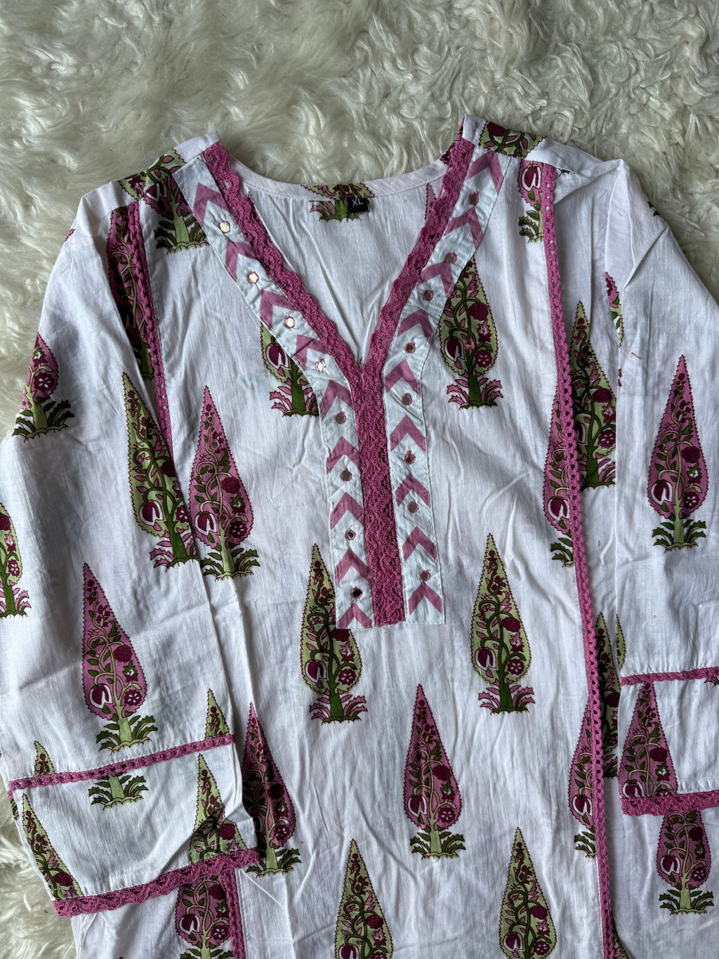 Cotton Kurti Pant Set