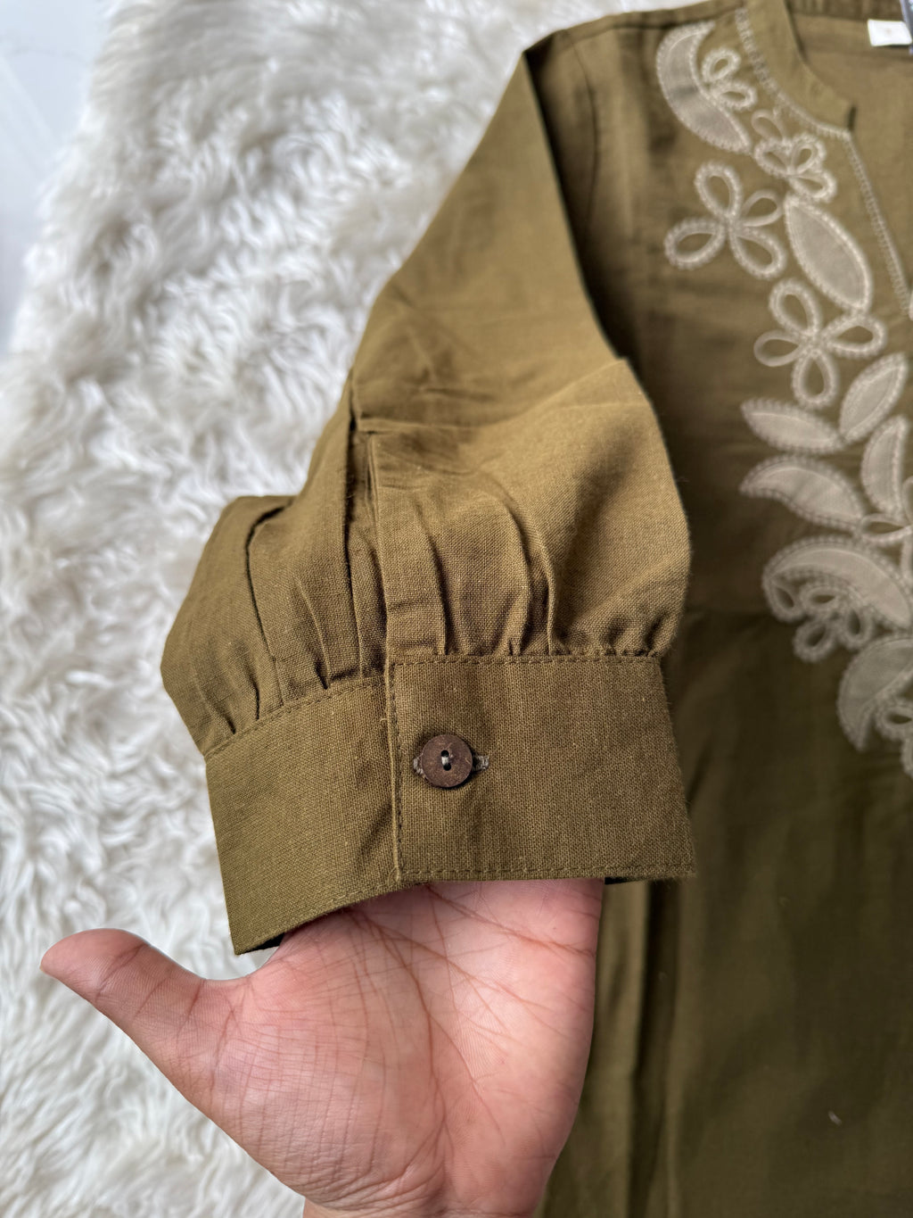 Khadi Cotton Short Kurti
