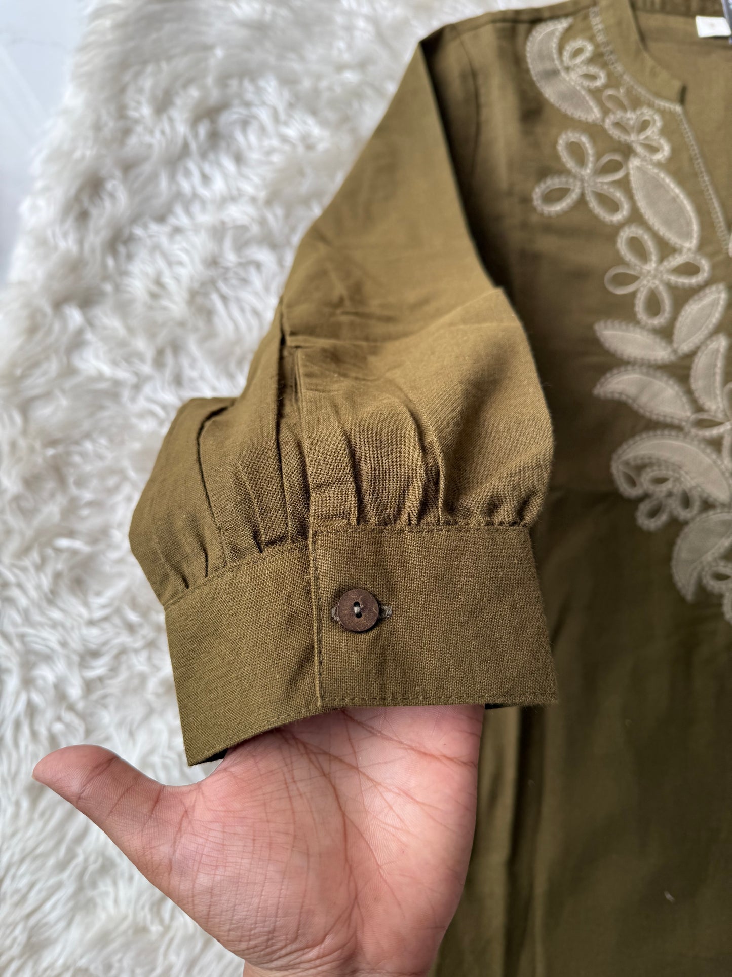 Khadi Cotton Short Kurti