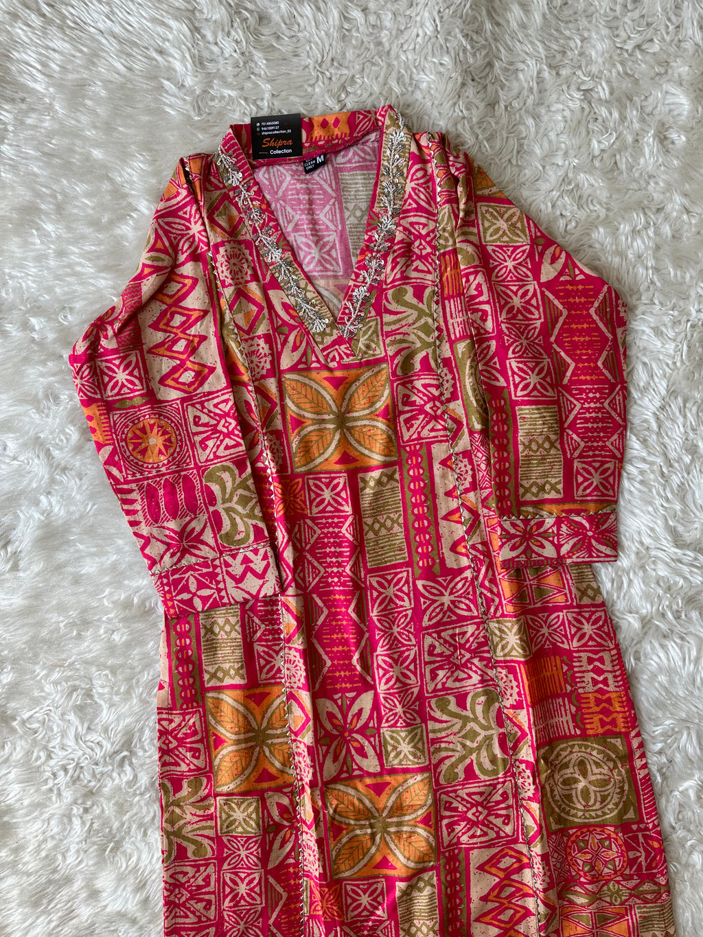 Premium Muslin Silk Kurti Pant Set