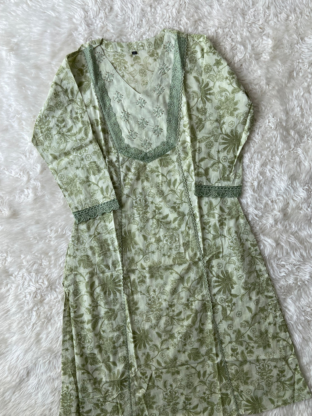 Premium Cotton Kurti Pant Dupatta Set