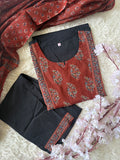 Premium Cotton Kurti Pant Dupatta Set