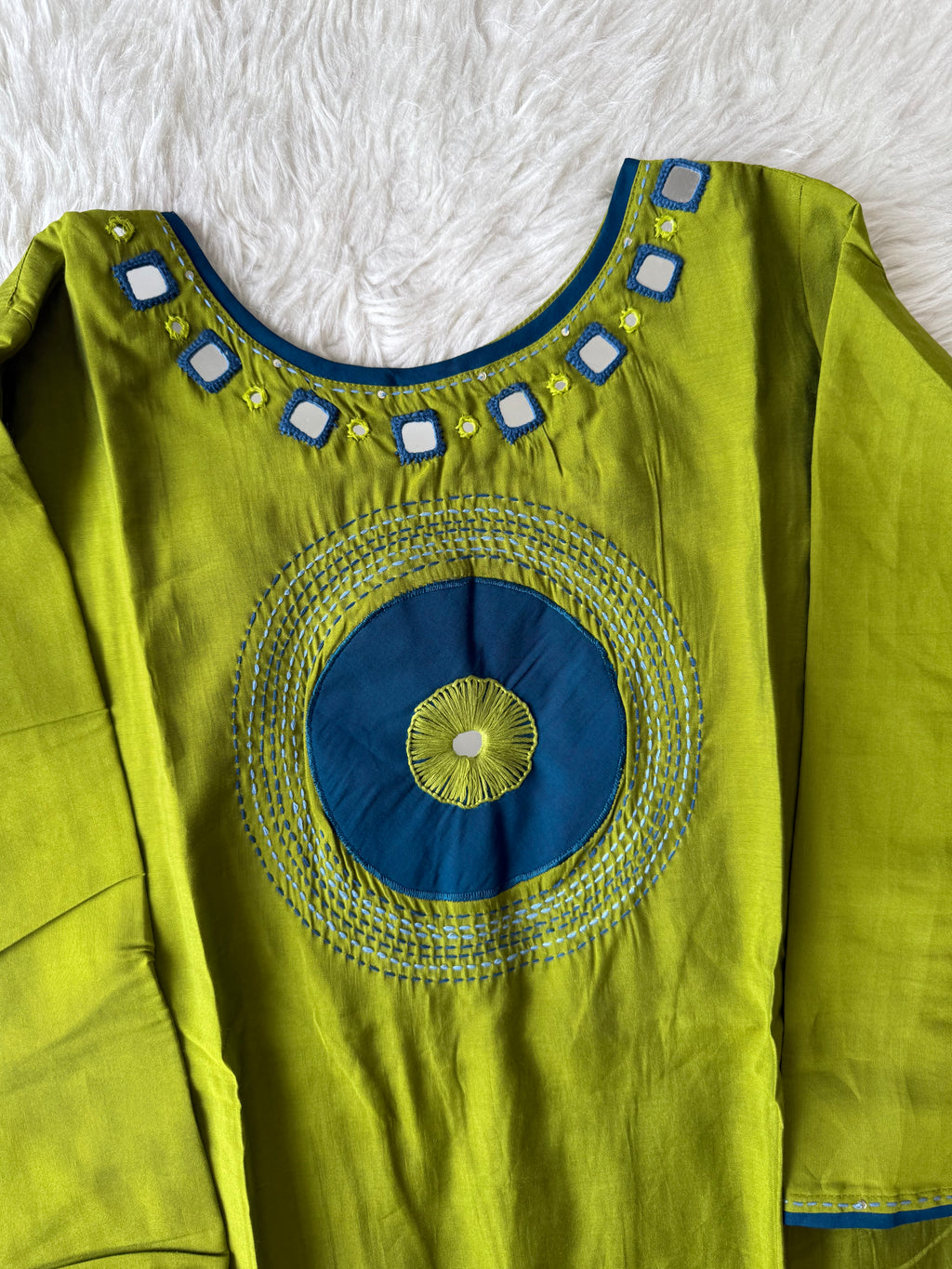 Roman Silk Kurti Plazo Dupatta Set