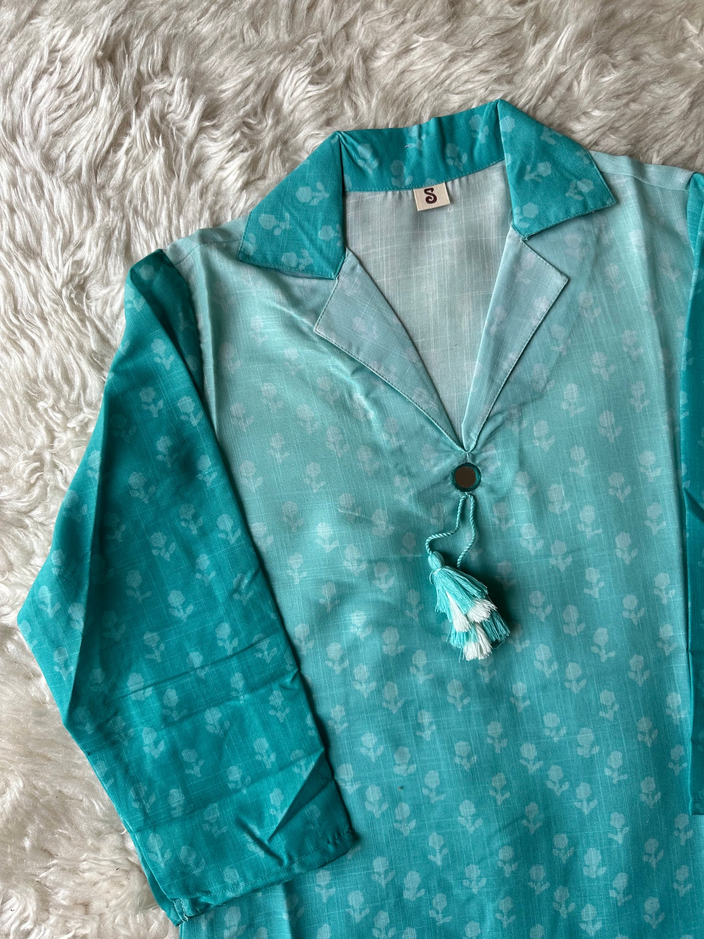 Viscose V- Neck Kurti