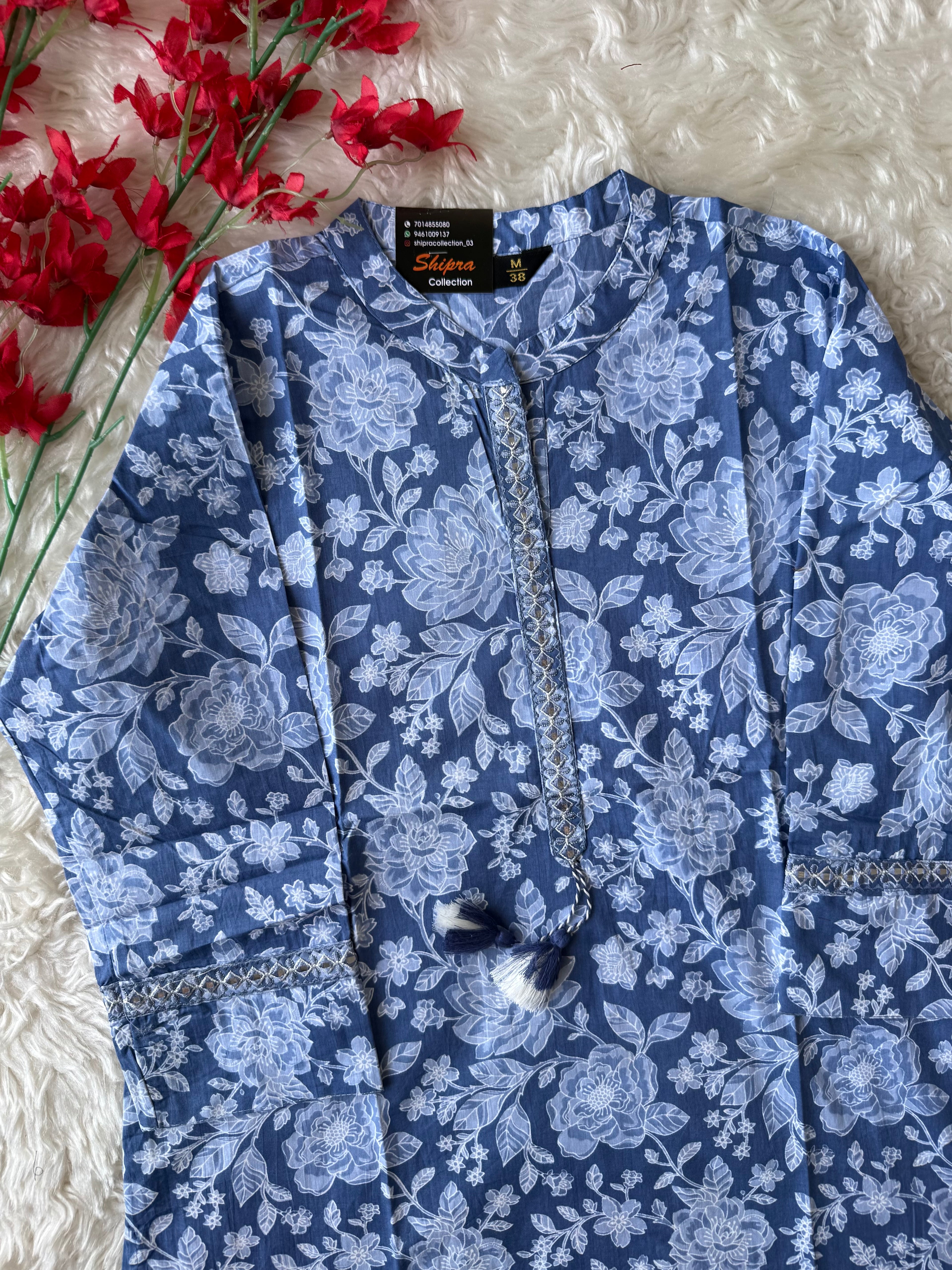 Premium Cotton Short Kurti