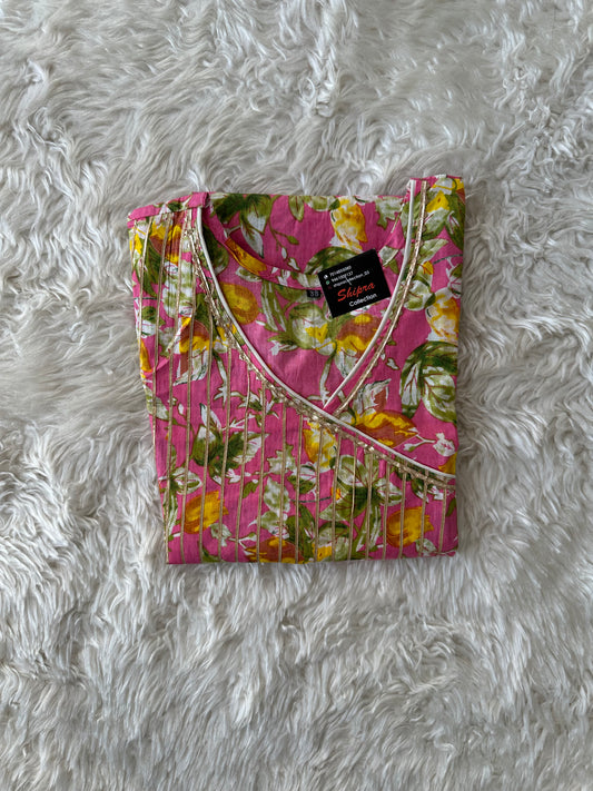 Pure Cotton Kurti