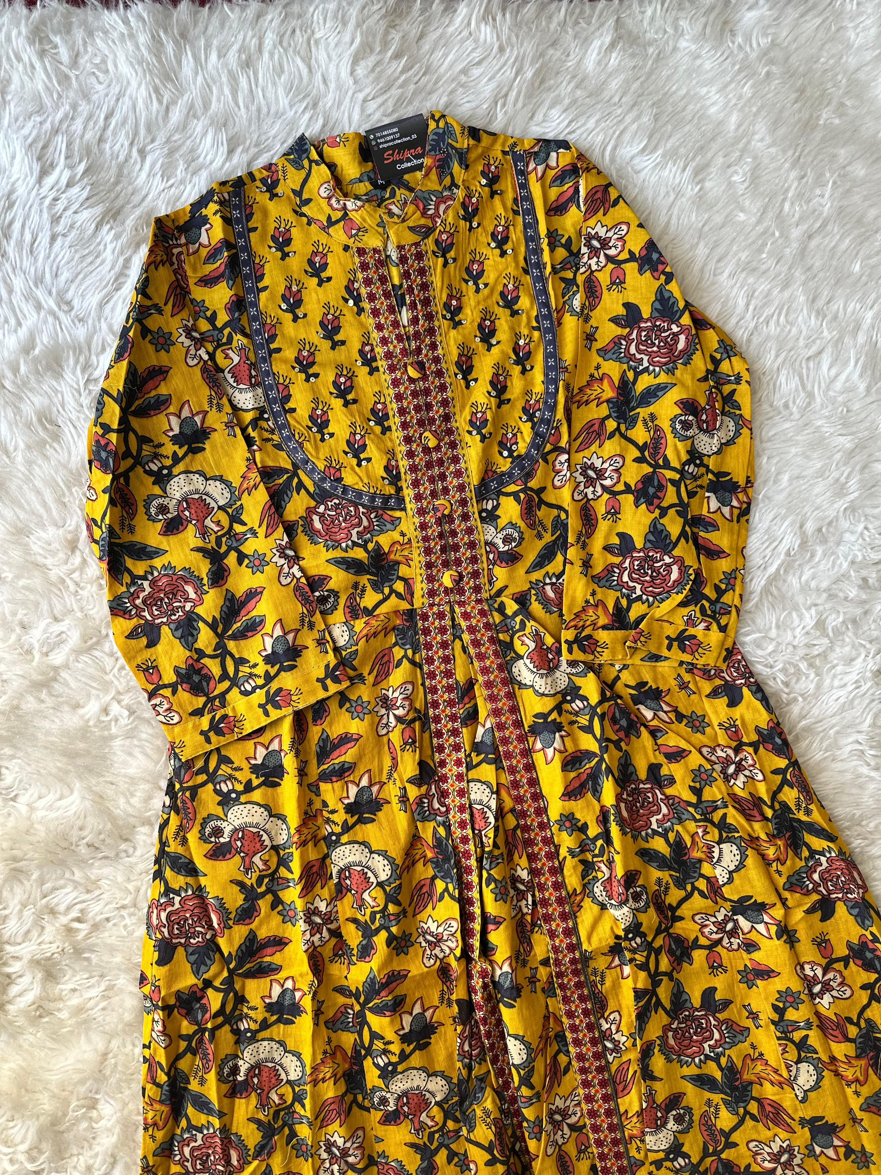 Budget Friendly FLARE Kurti Pant Dupatta Set