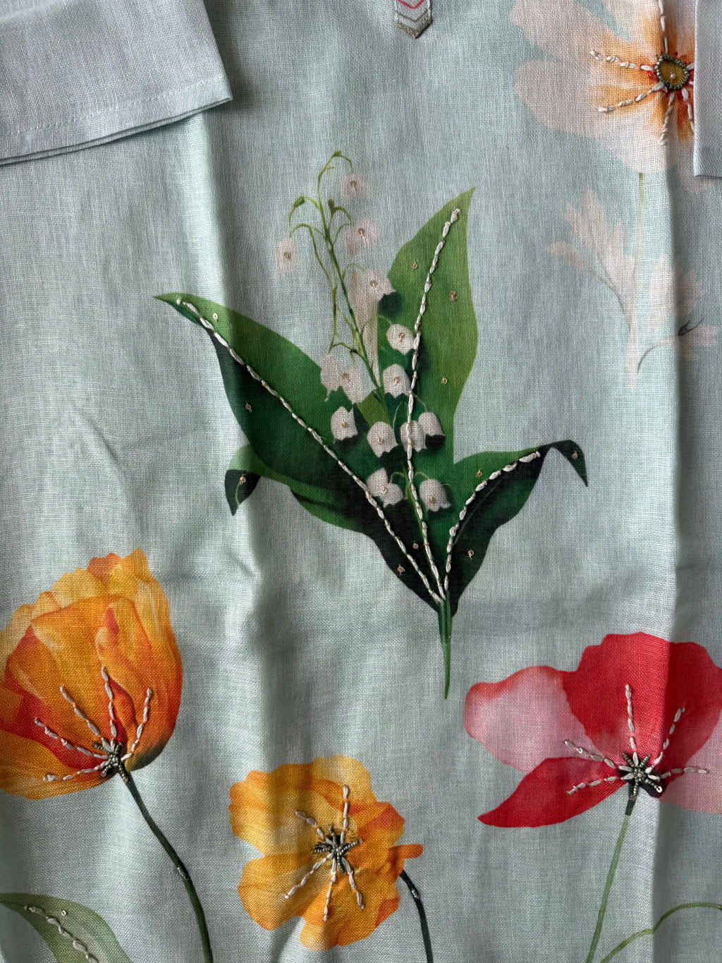 “Plus Size” Linen Kurti Pant Dupatta Set