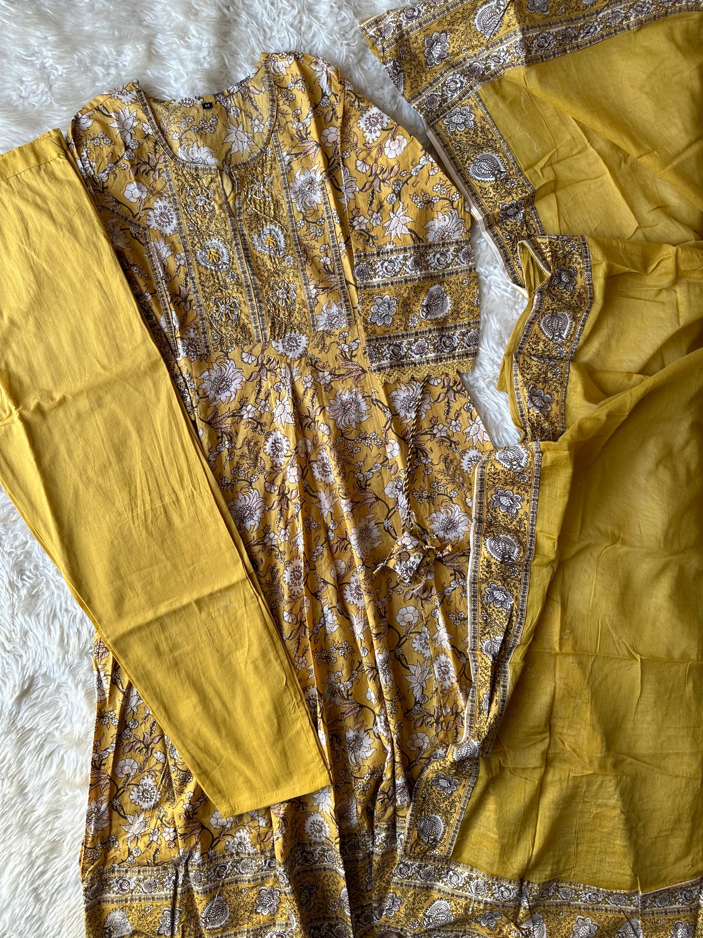 Budget Friendly FLARE Kurti Pant Dupatta Set