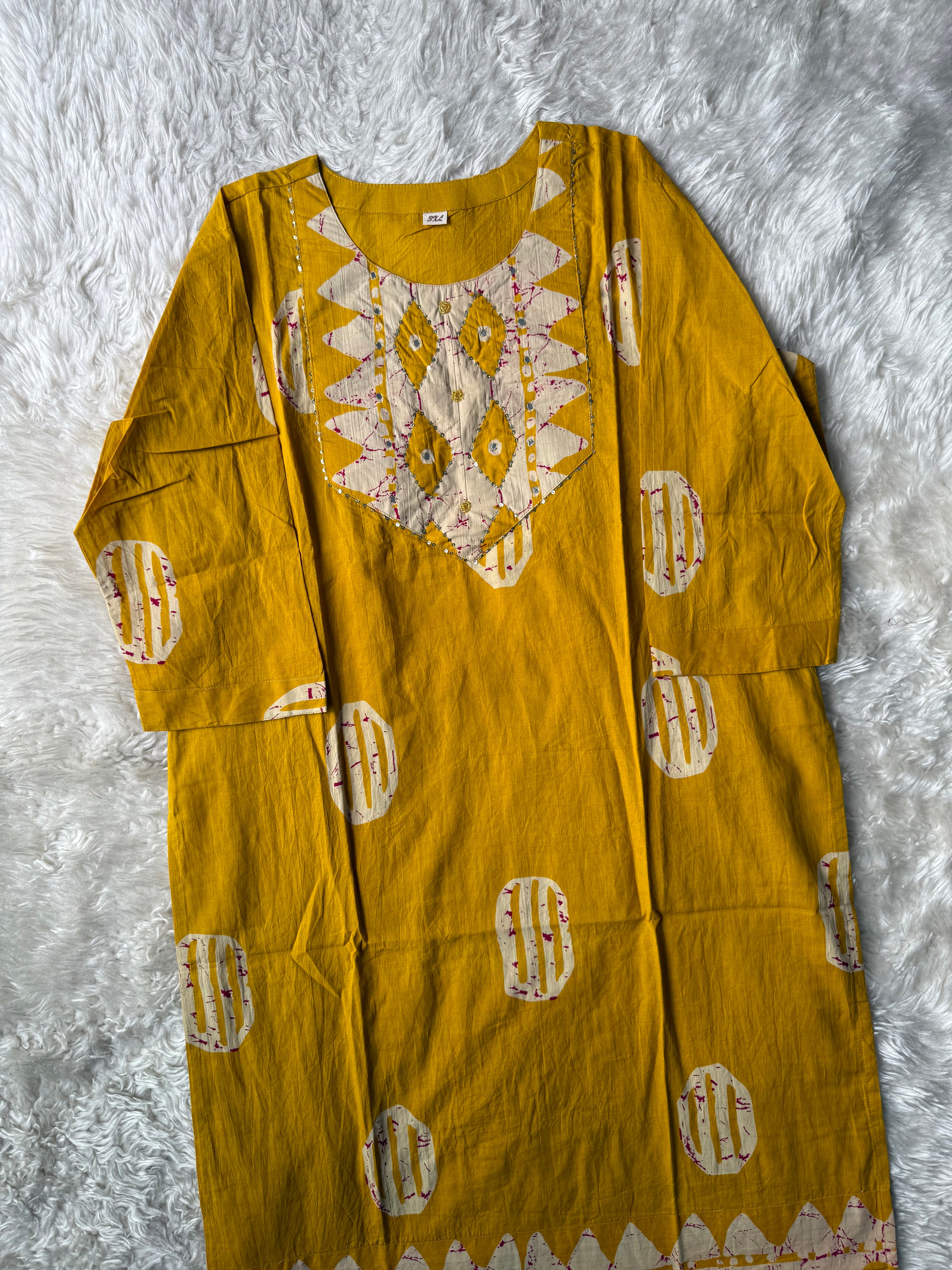 Pure Cotton Kurti Pant Set