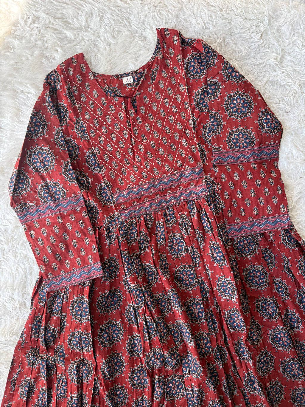 Premium Cotton Flare Kurti