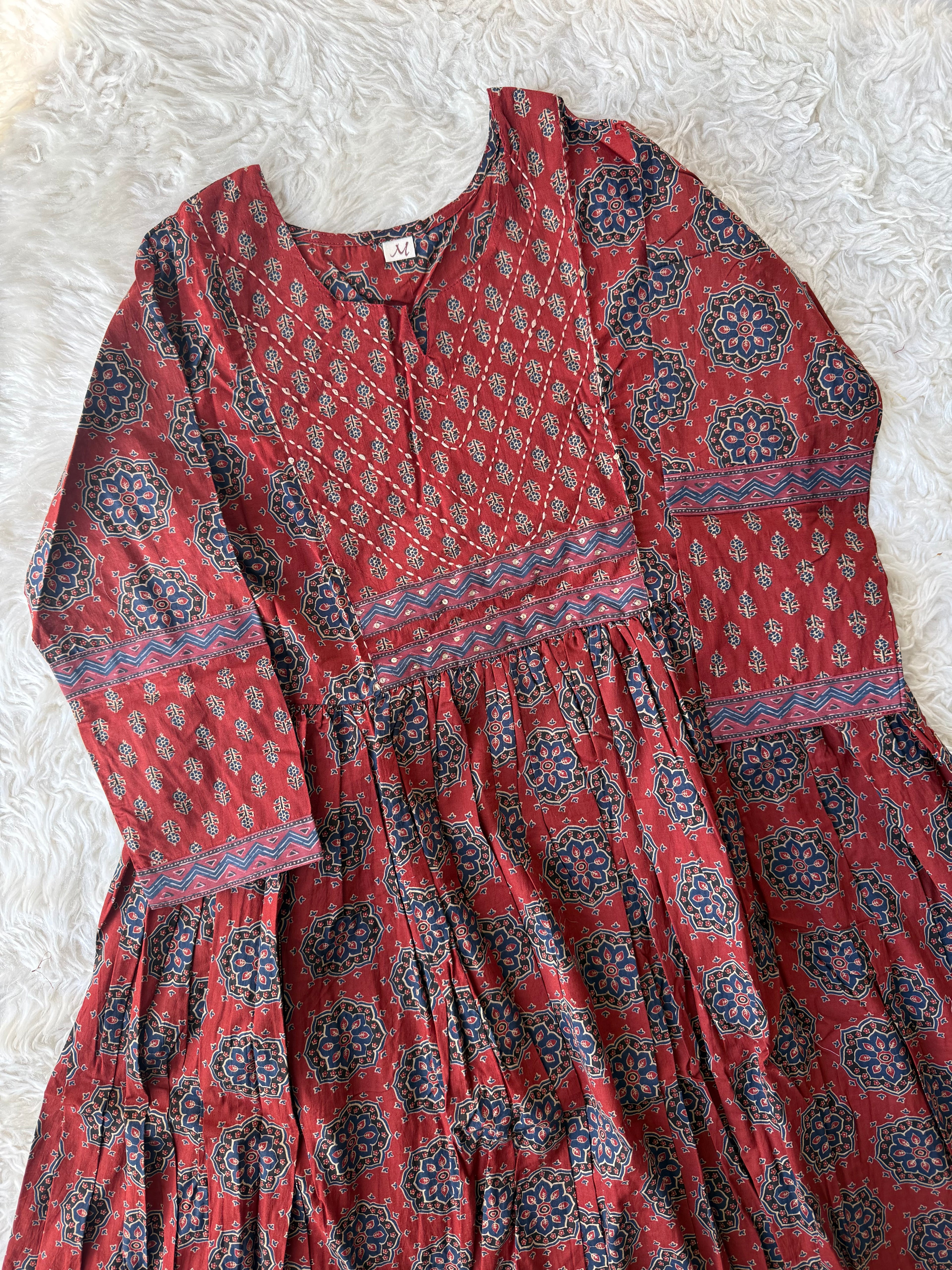 Premium Cotton Flare Kurti