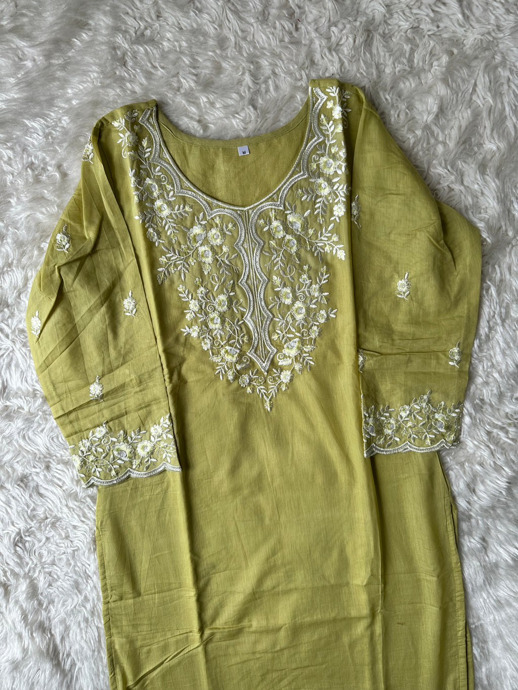 Mul Cotton Kurti Sharara Dupatta Set