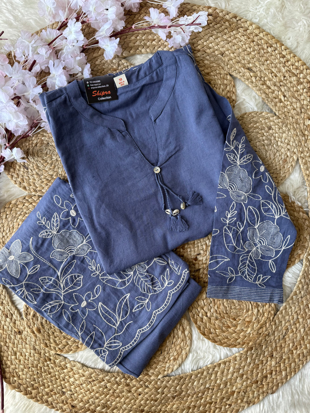 Soft Khadi Cotton Co-ord Set