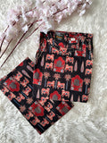 Pure Cotton Sleeveless Kurti Pant Set