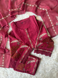 Premium Cotton Kurti Plazo Dupatta Set