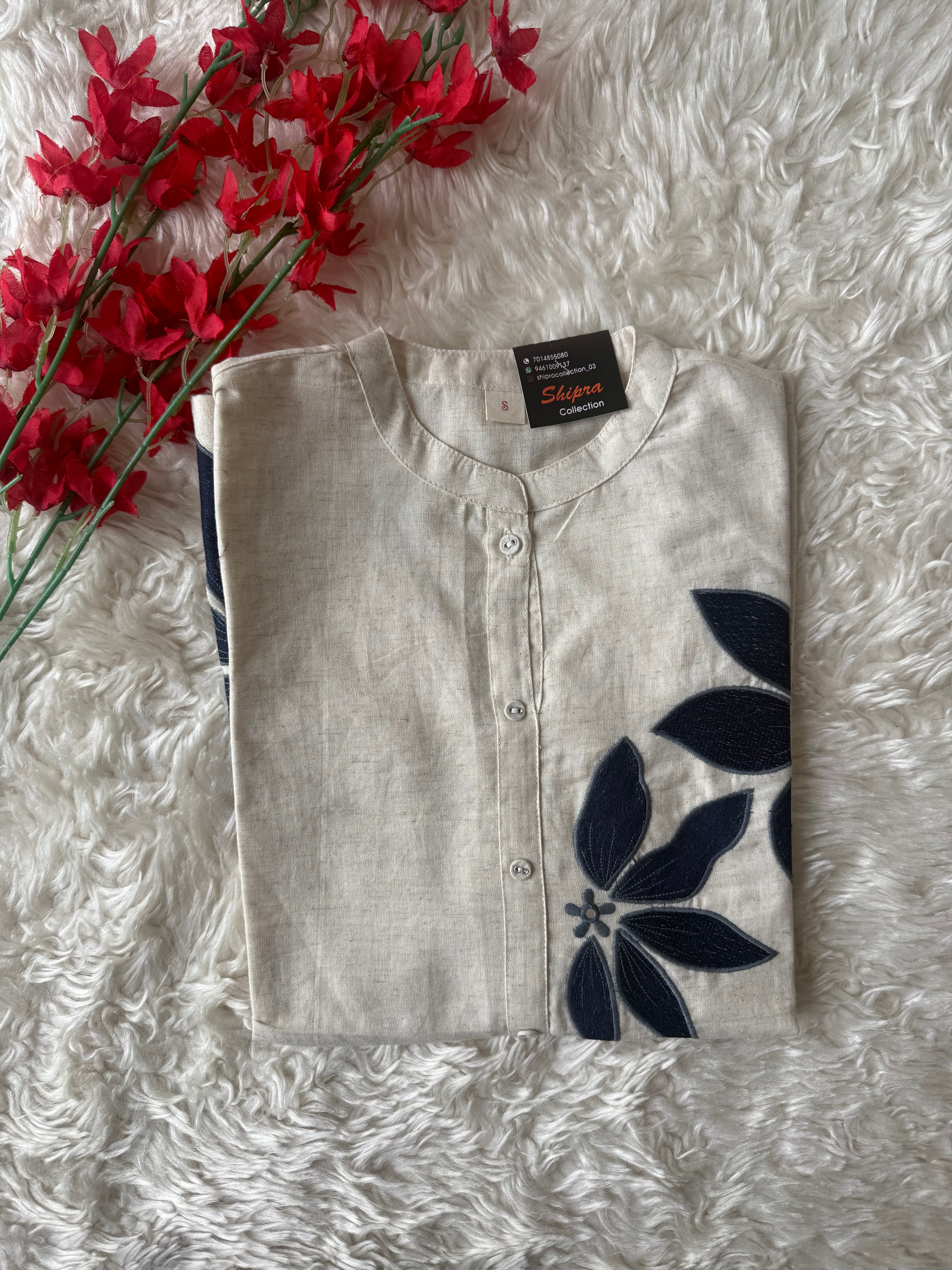 Khadi Cotton Short Kurti