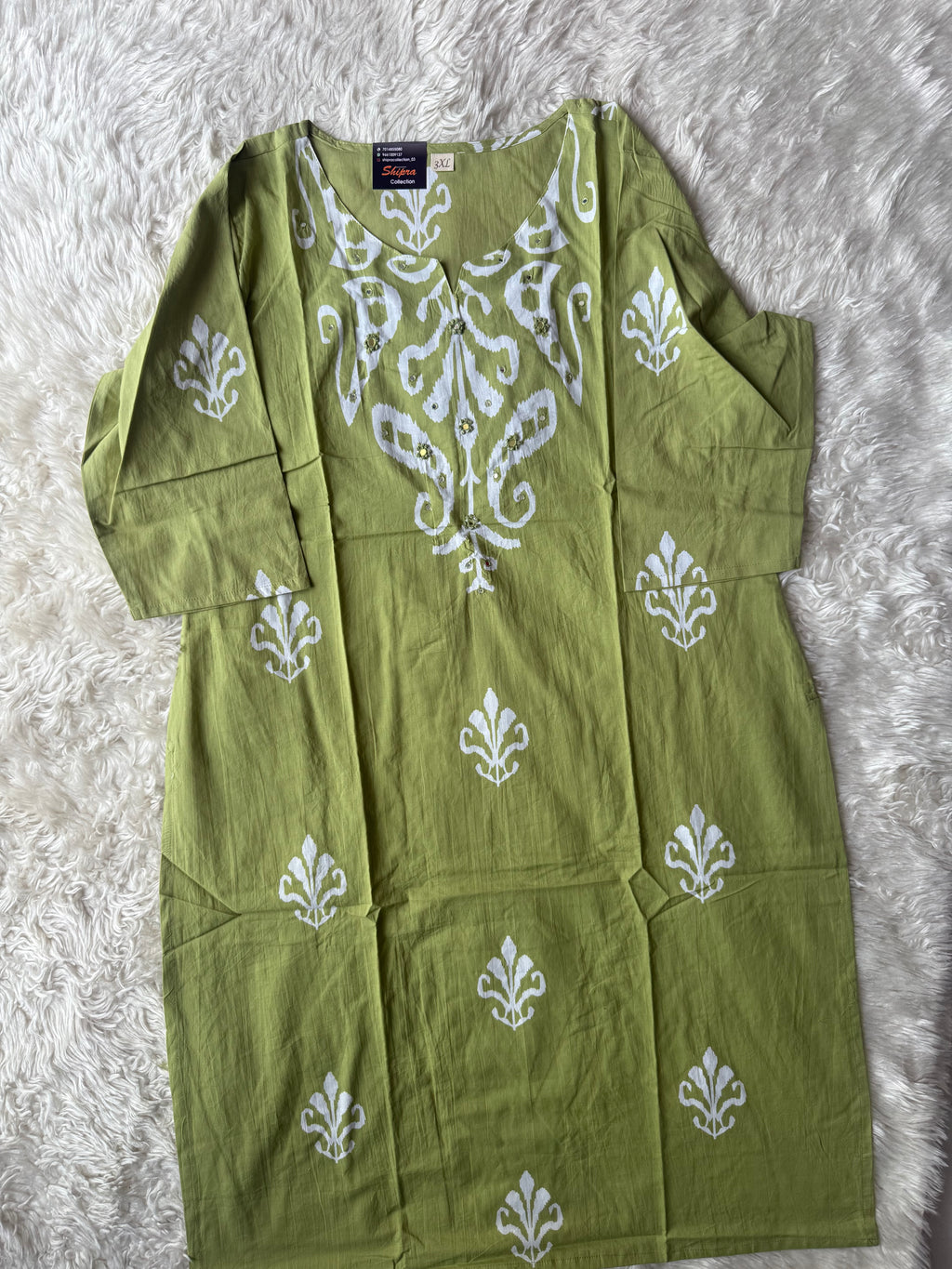 Premium Cotton Kurti Pant Dupatta Set