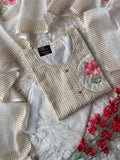 Linen Kurti Pant Dupatta Set