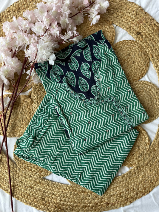 Pure Cotton Kurti Pant Set