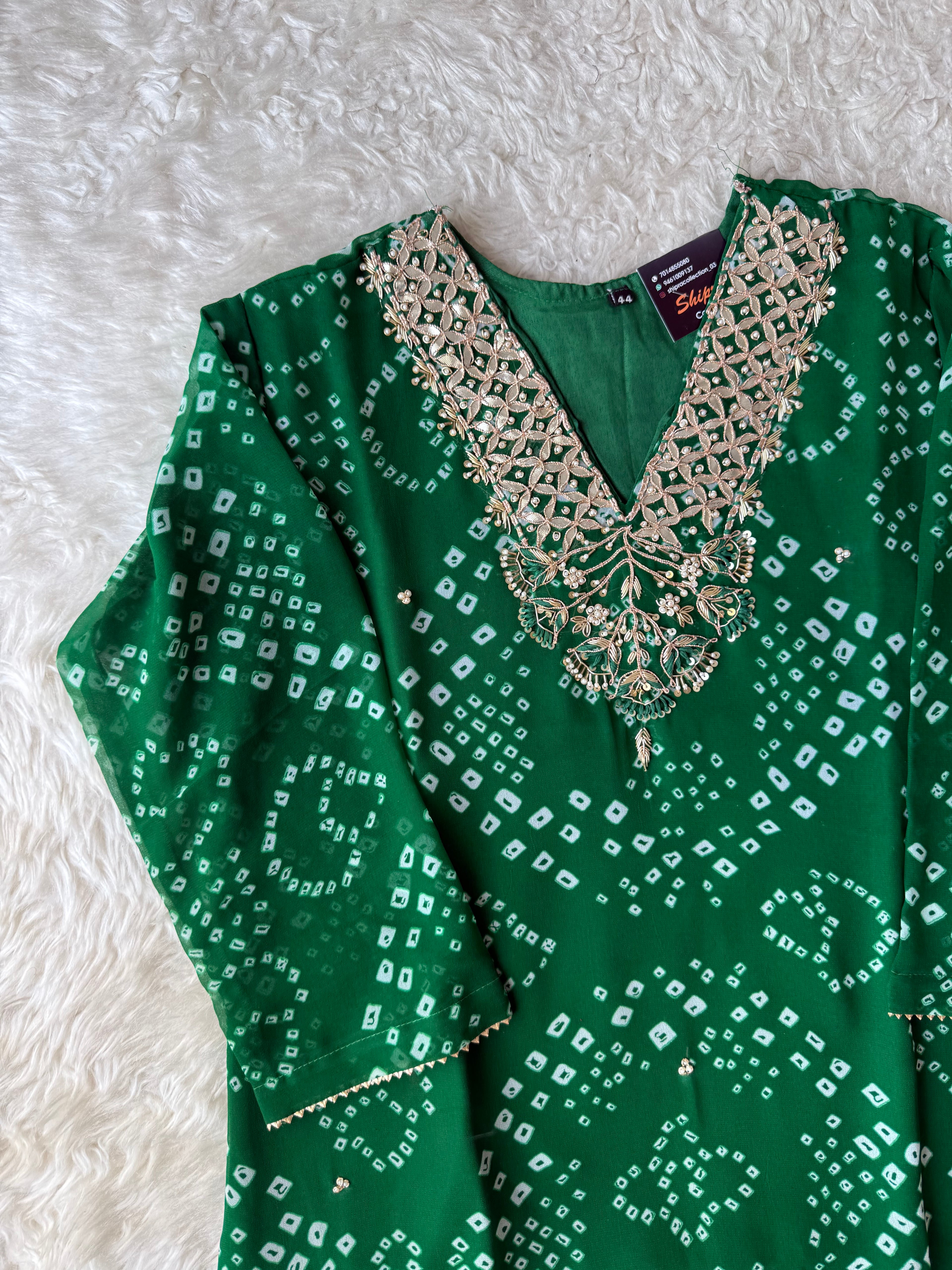 Georgette Lehariya kurti