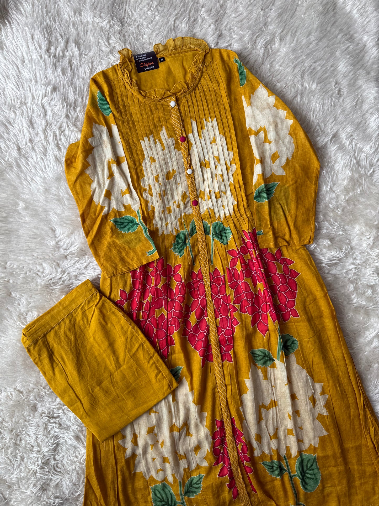 Premium Mul Cotton Kurti Pant Set