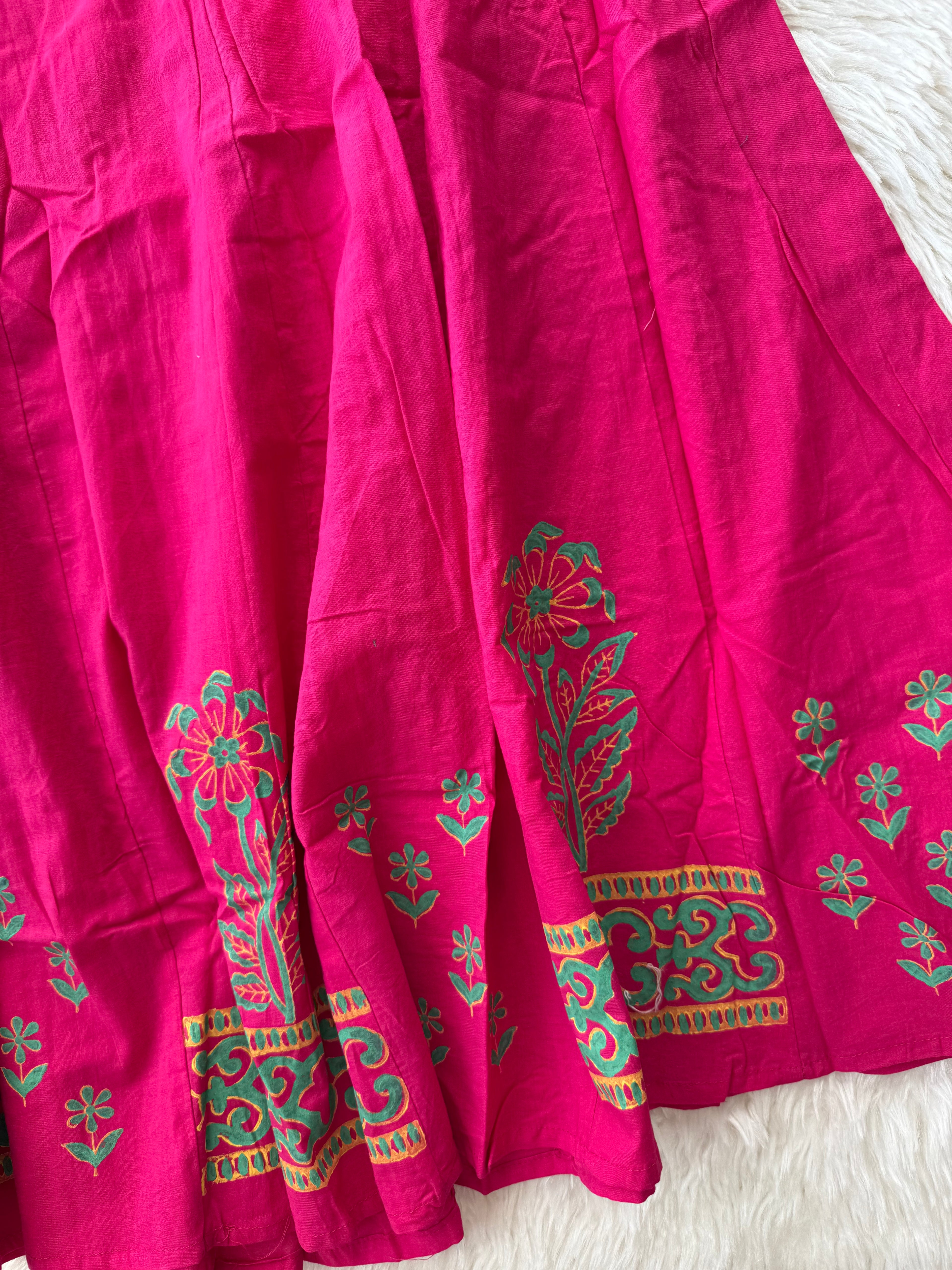 Cotton FLARE Kurti Pant Set