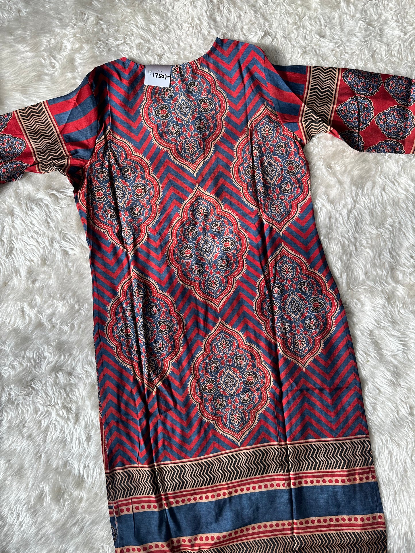 Pure Muslin Silk Kurti Pant Dupatta Set