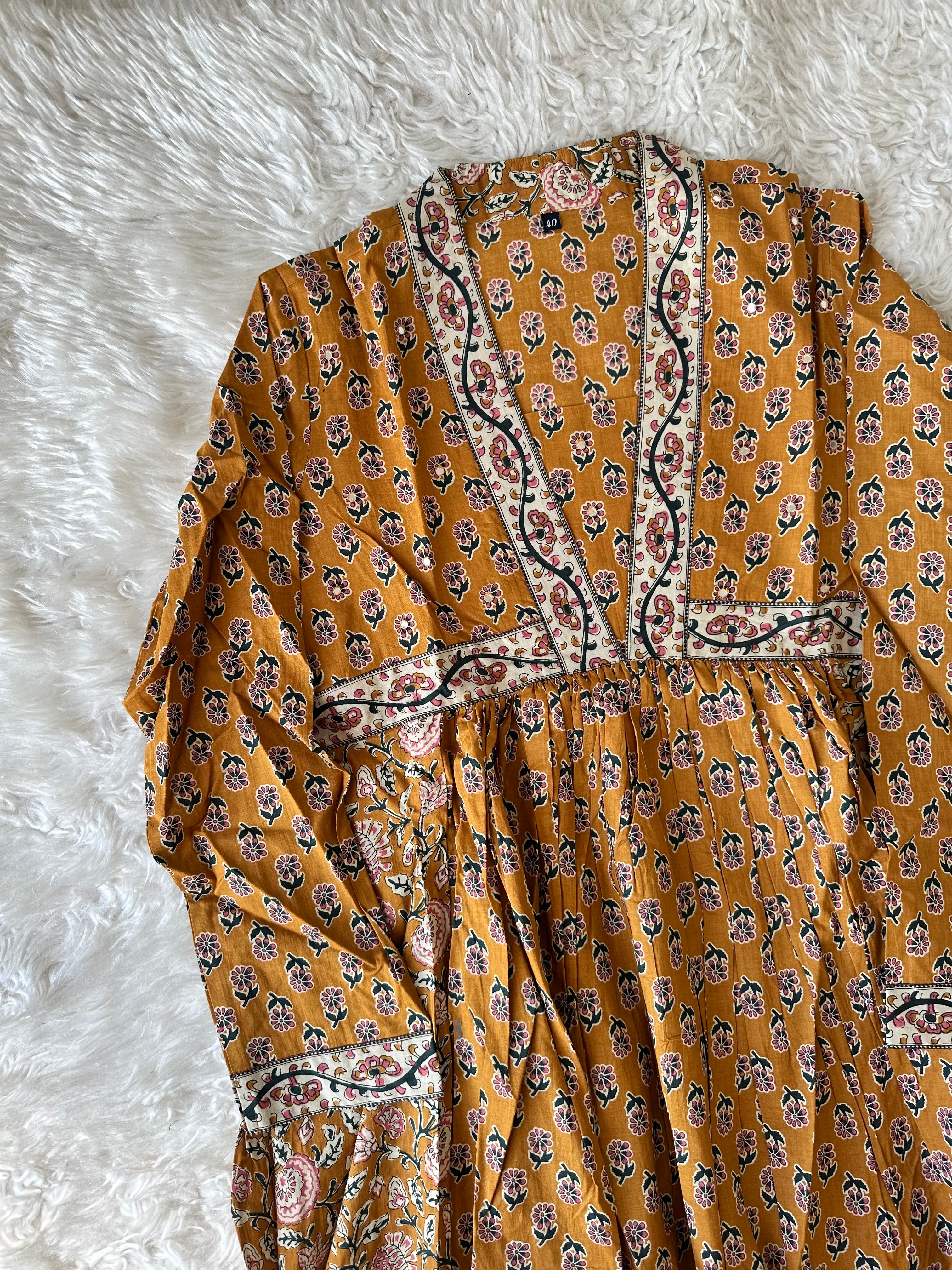 Premium Cotton Alia Flare Kurti