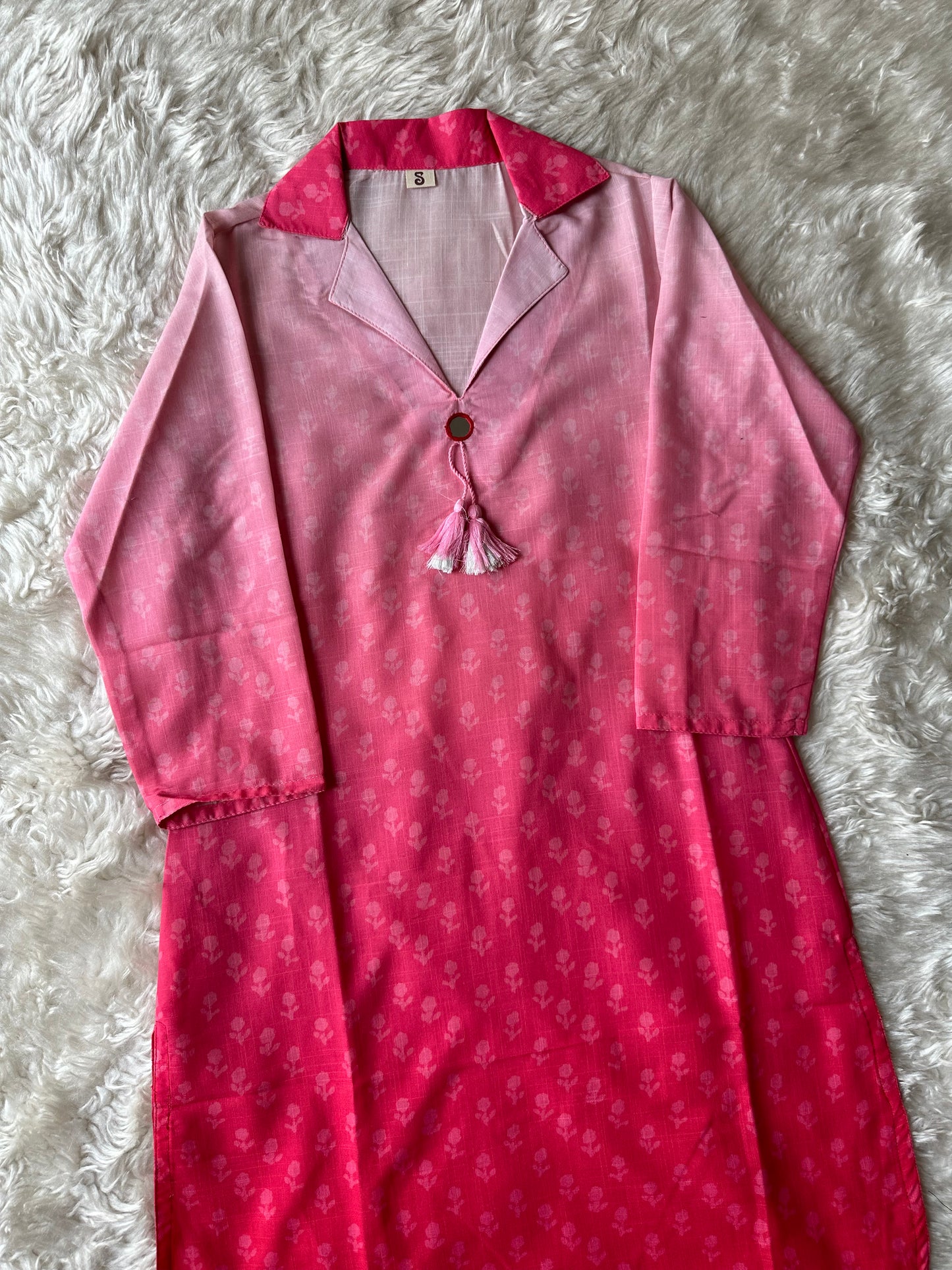 Viscose V- Neck Kurti