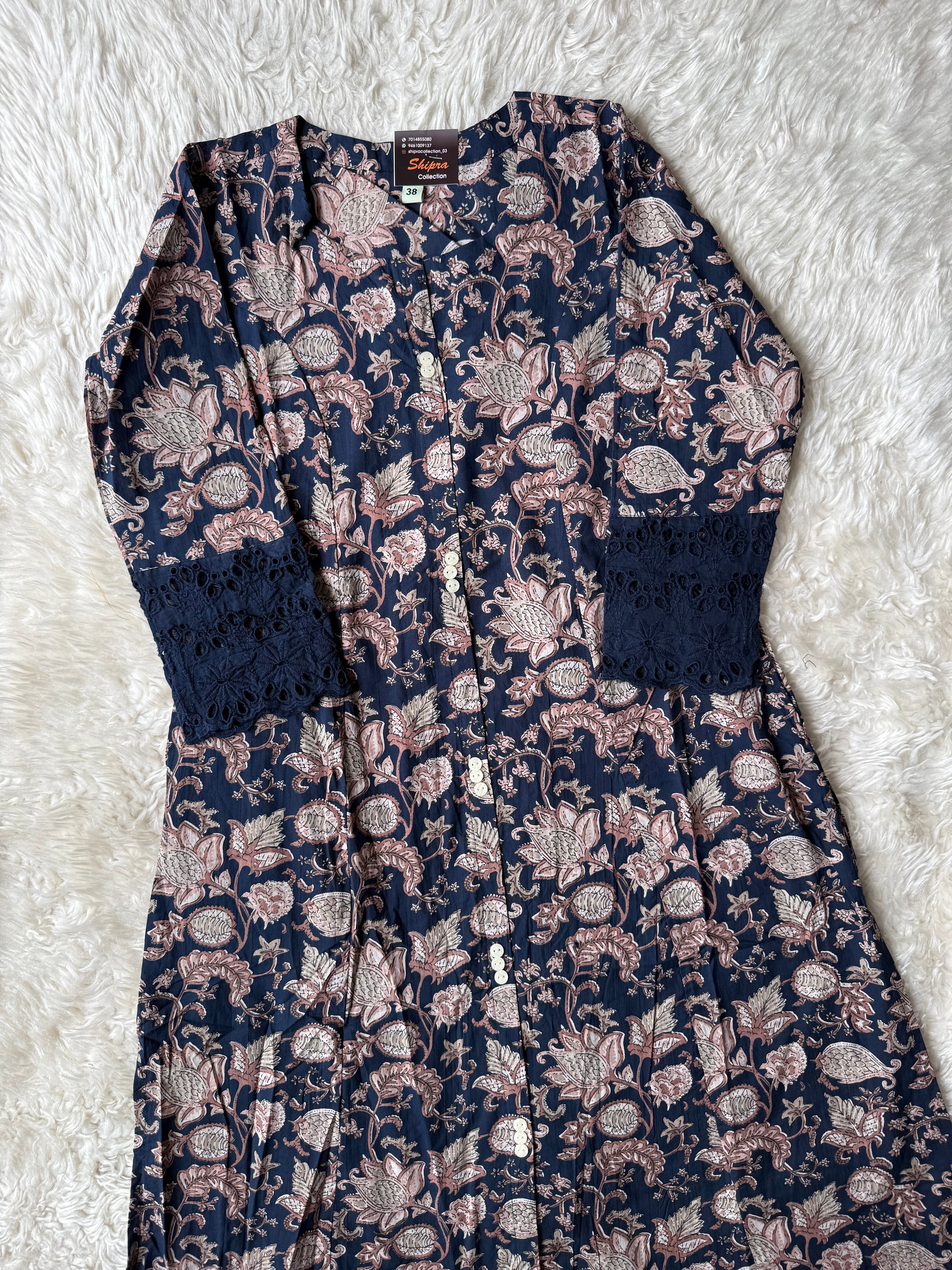 Pure Cotton Kurti Pant Set