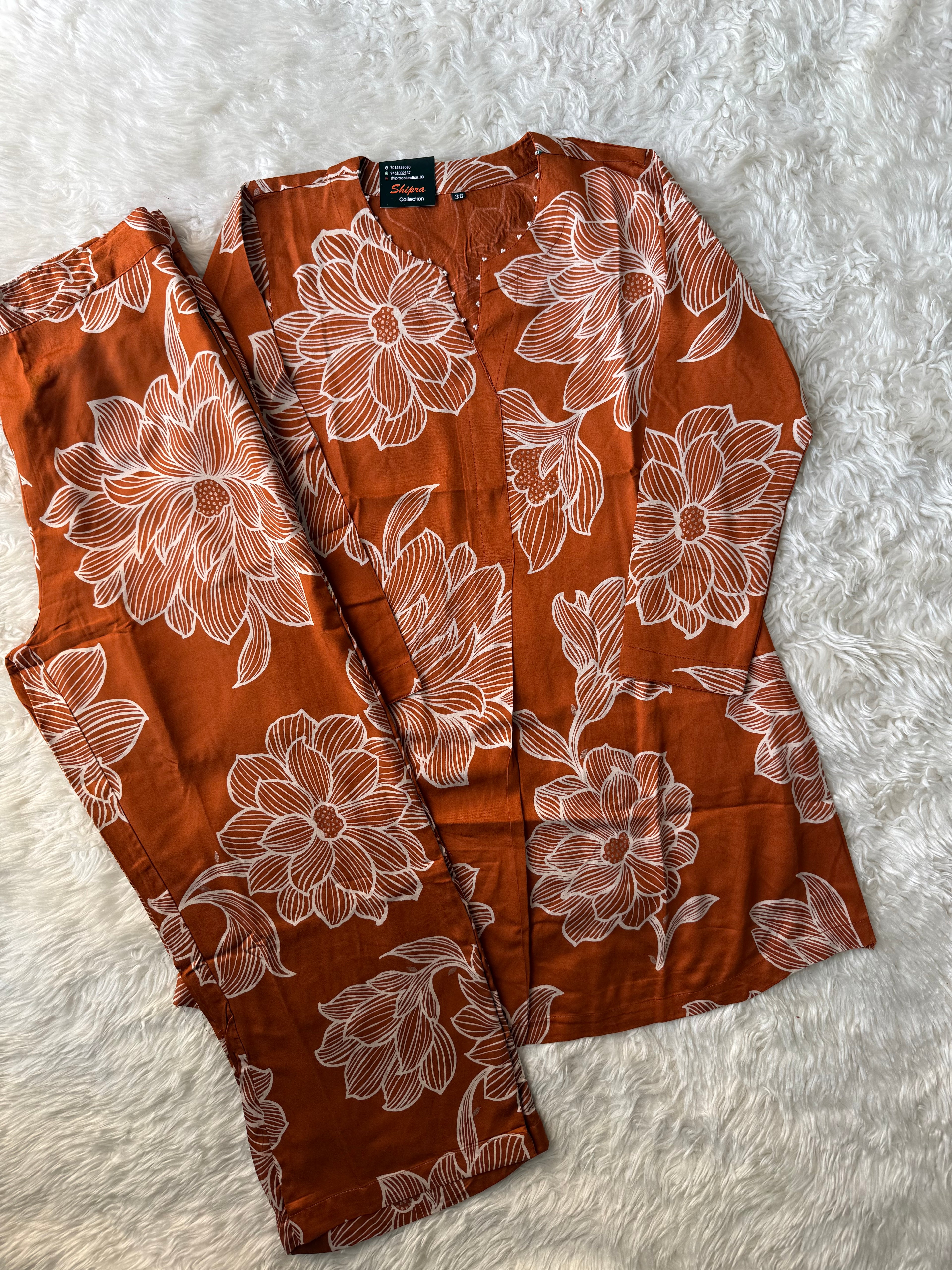 Satin Silk co-ord Set
