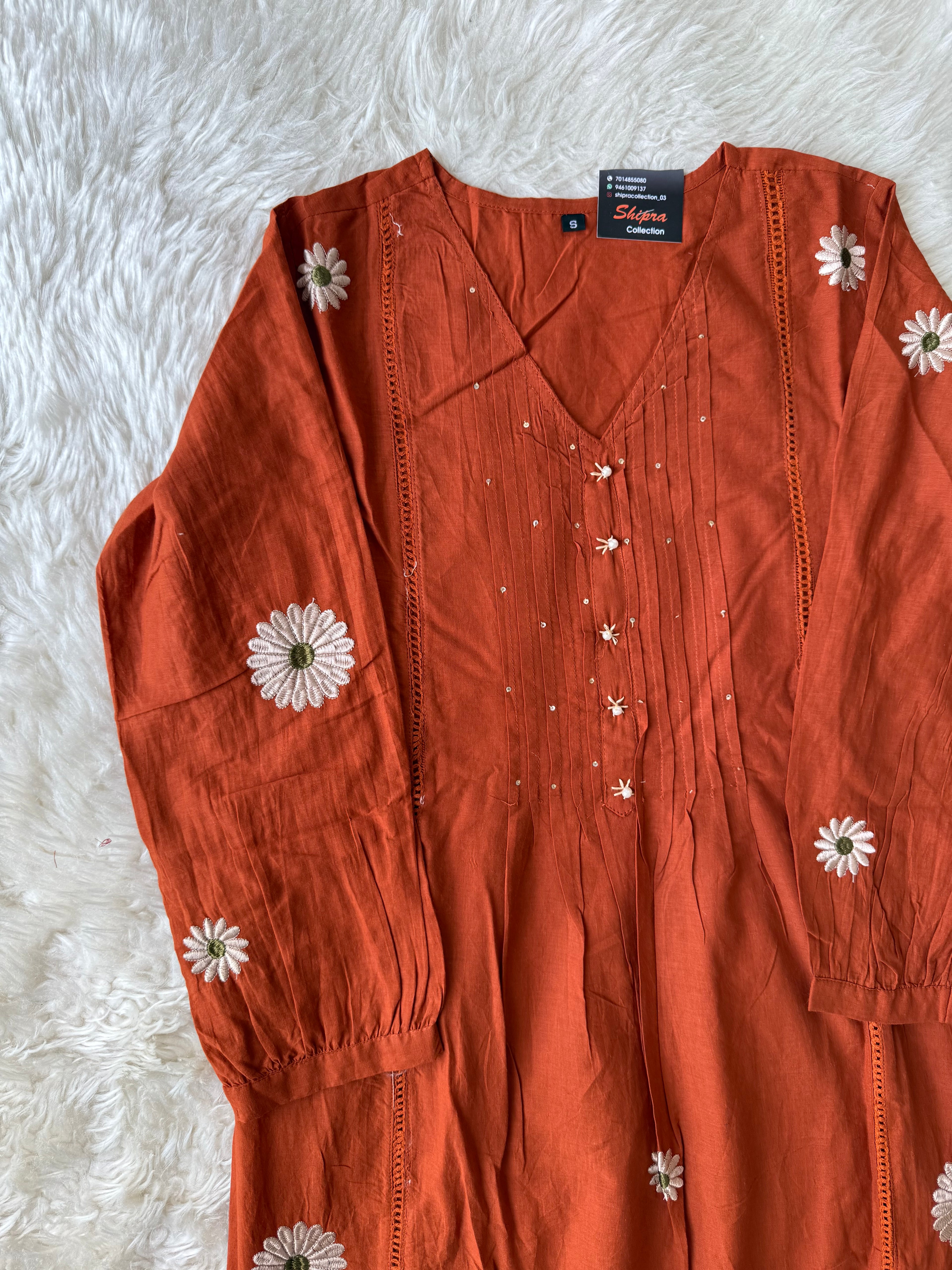 Premium Cotton Kurti Pant Dupatta Set