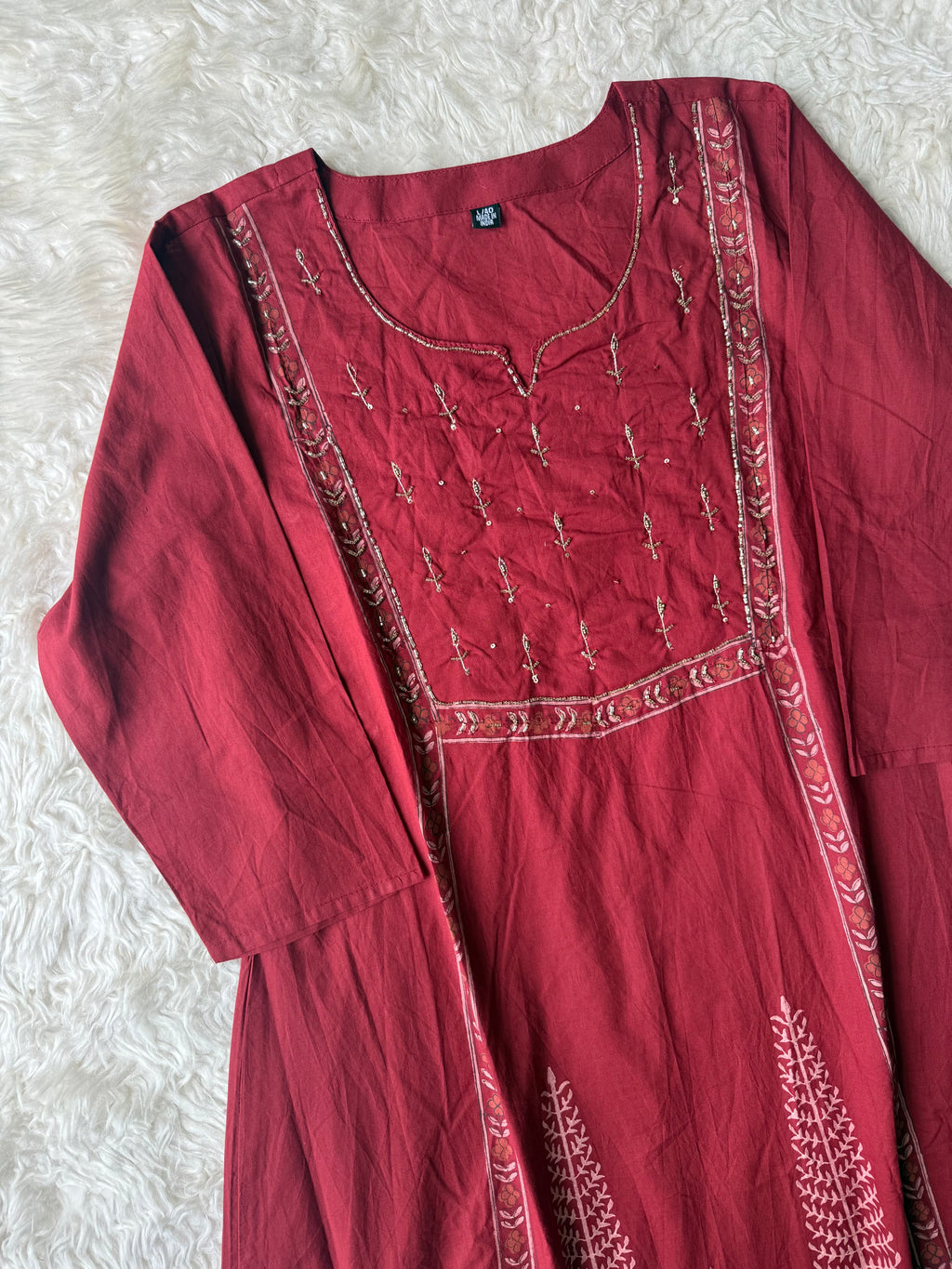 Premium Cotton Kurti Pant Dupatta Set