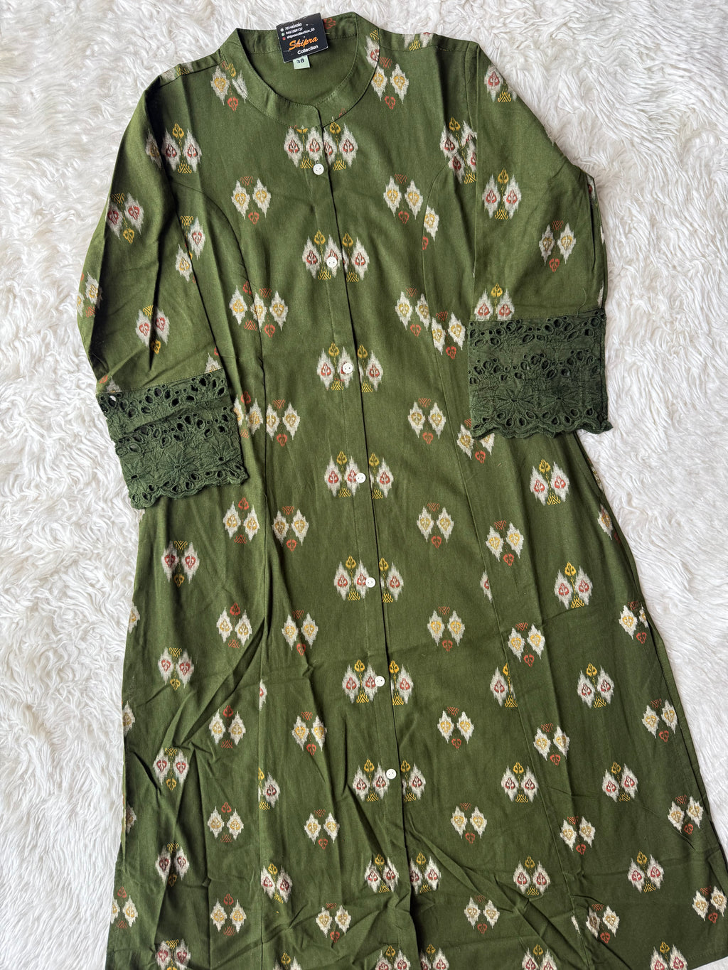 Khadi Cotton Aline kurti