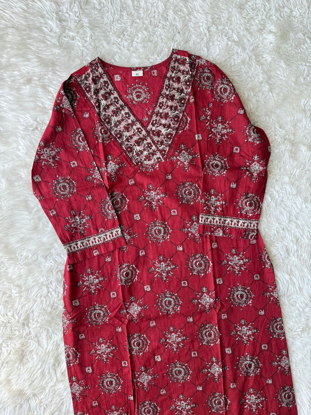 Premium Cotton Kurti Pant Dupatta Set