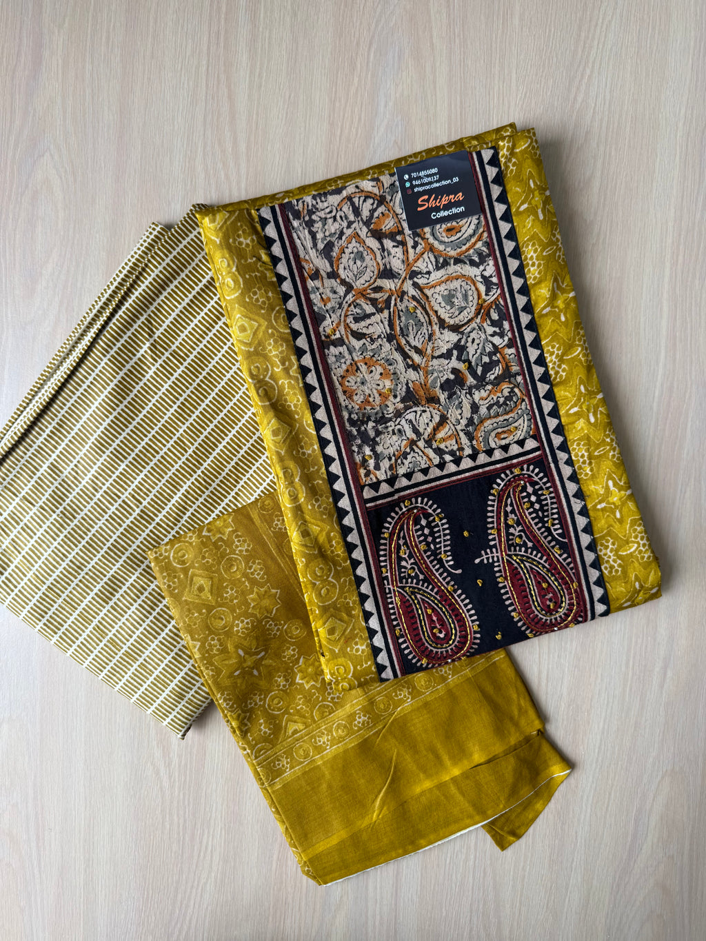 Premium Cotton Unstitched Set