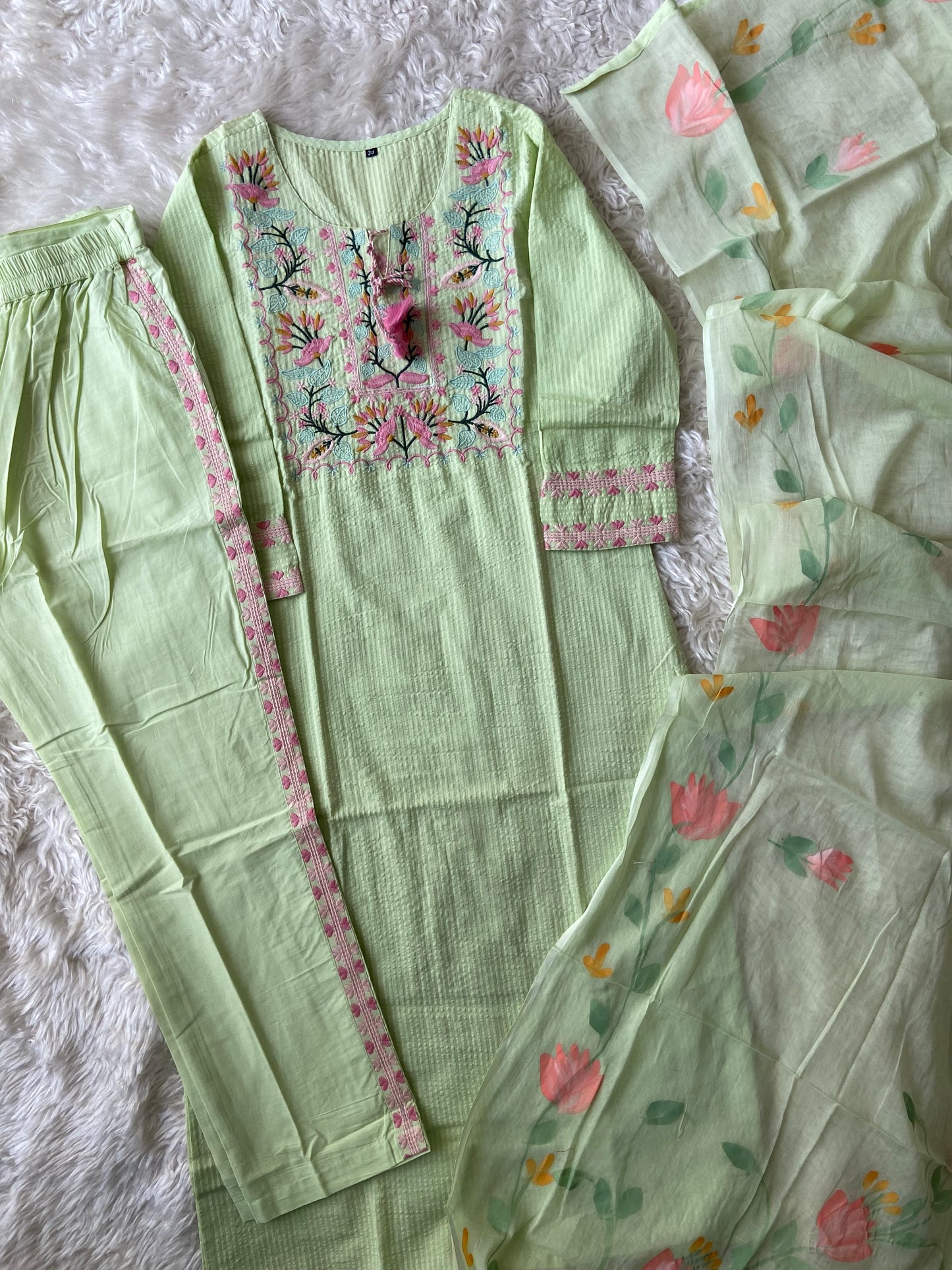 Premium Cotton Thread Work Collection