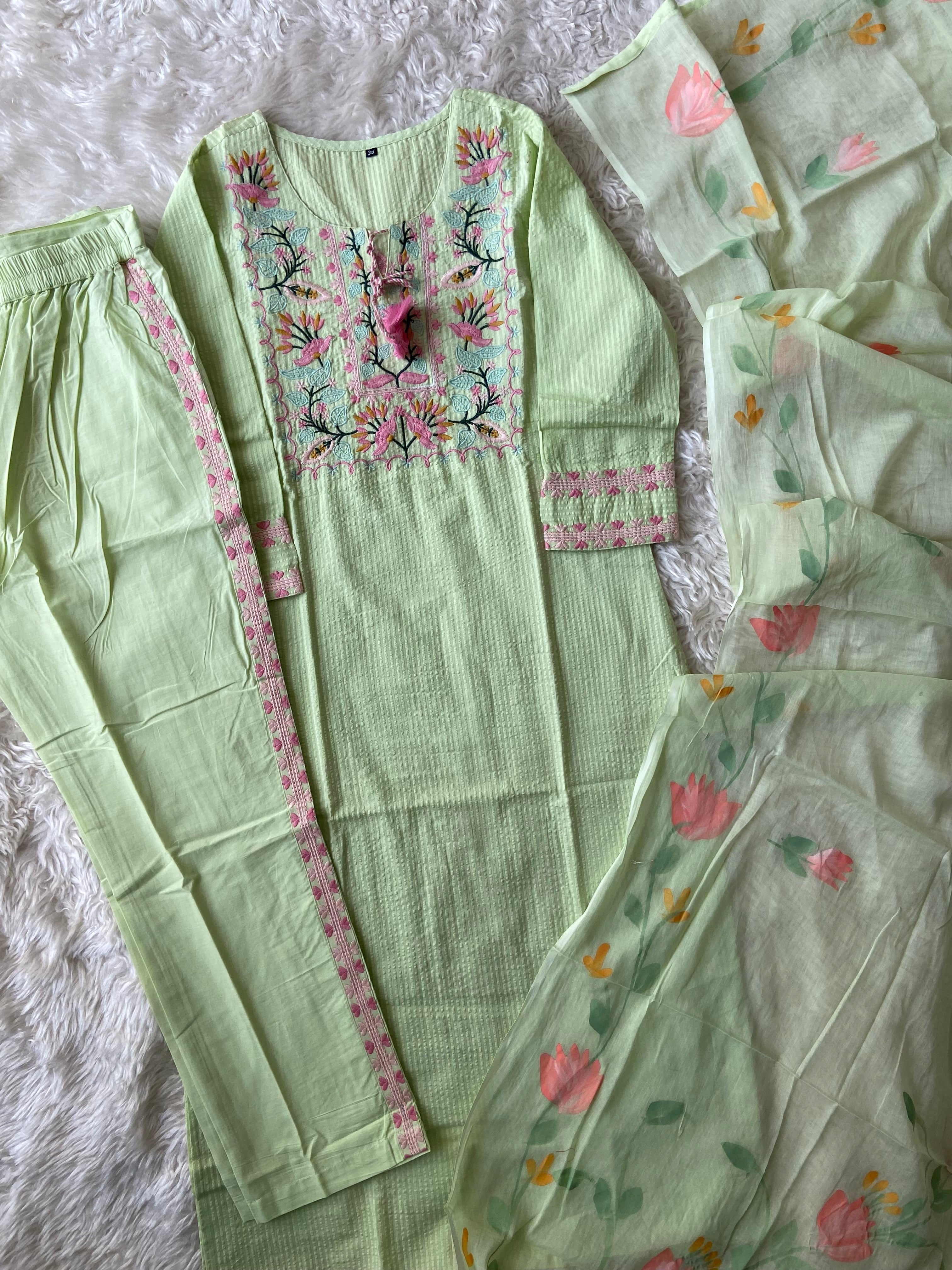Premium Cotton Thread Work Collection